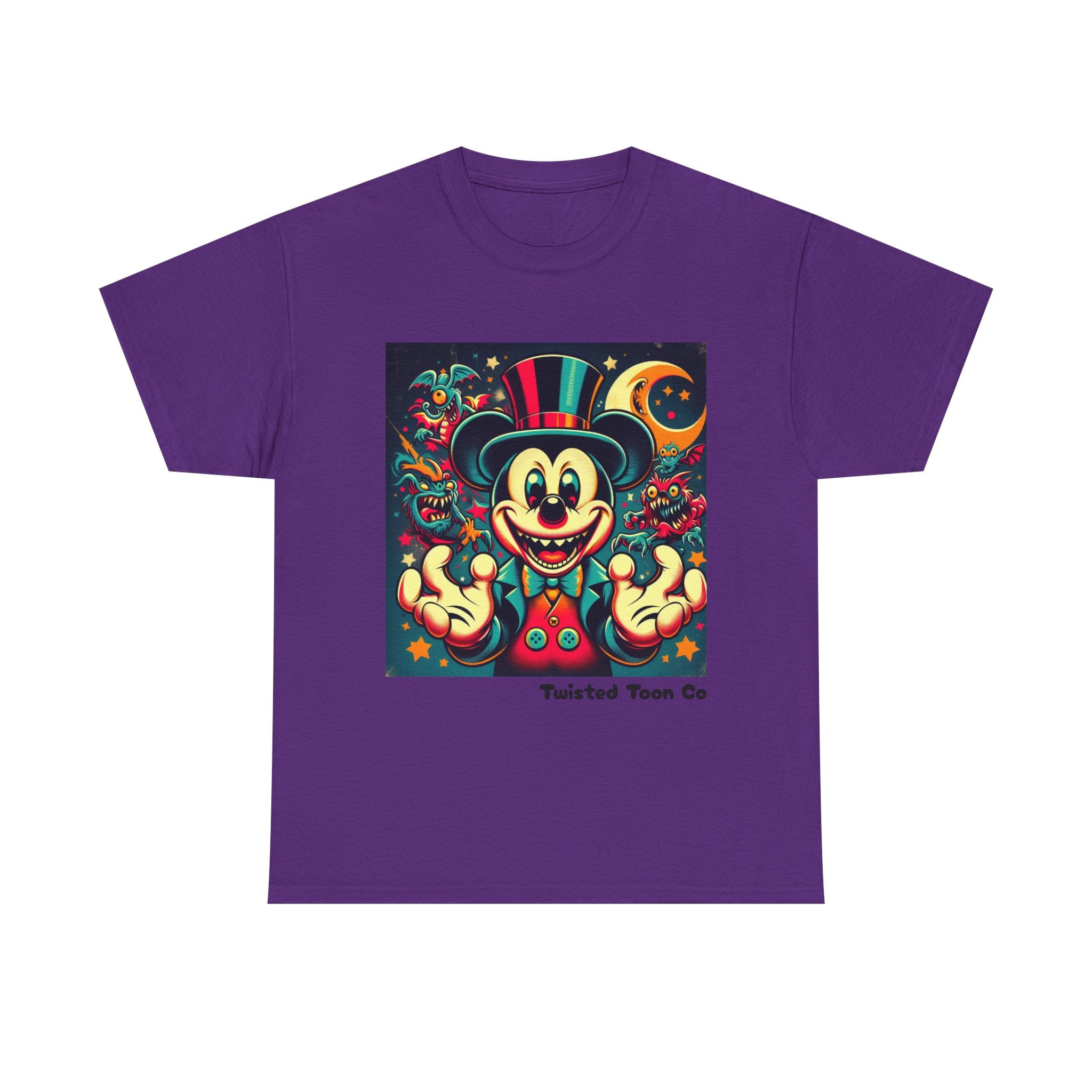 Graphic Tee — Retro Circus Mouse Night Magic T-Shirt