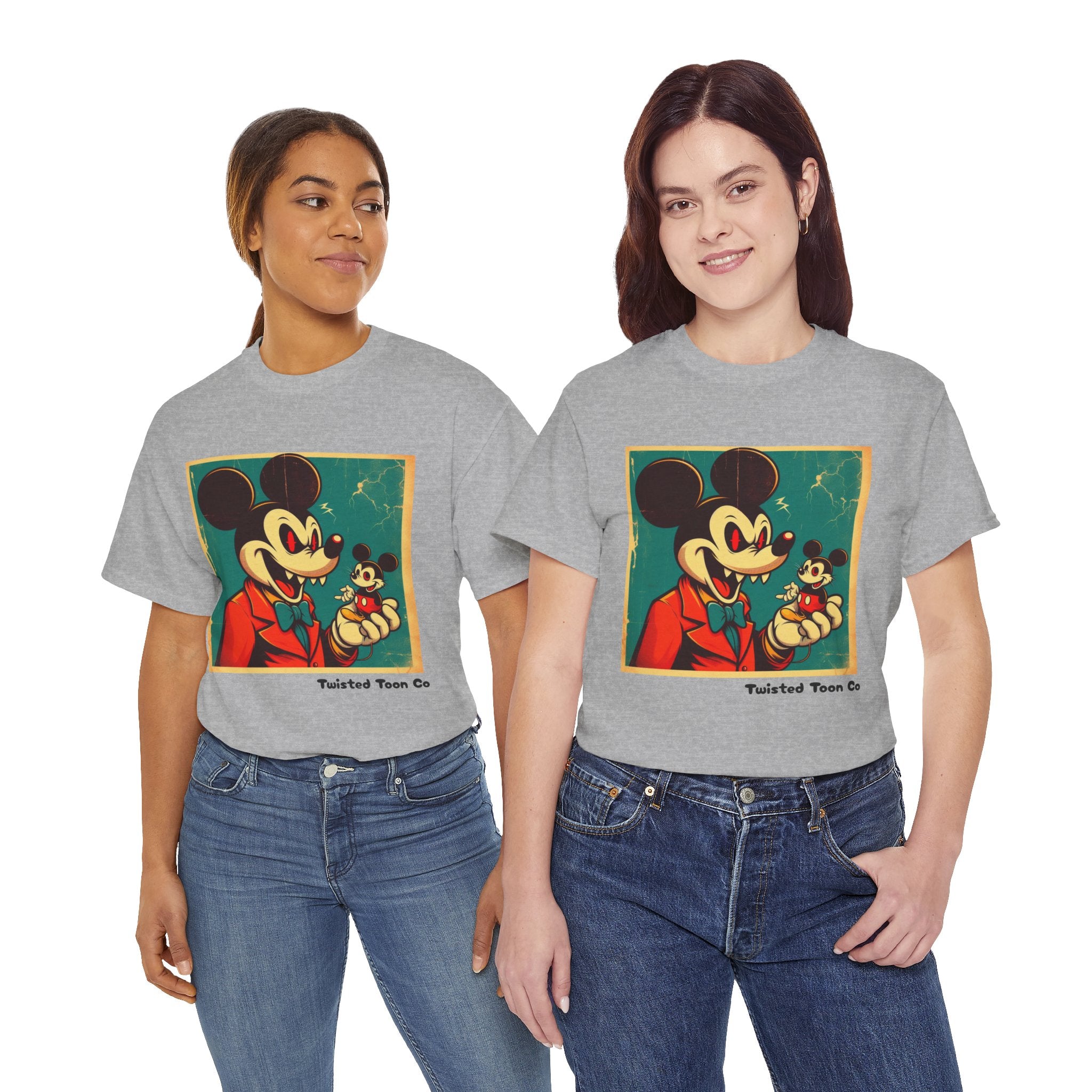 Edgy Vintage Cartoon Tee — Rebel Mouse Graphic T-Shirt