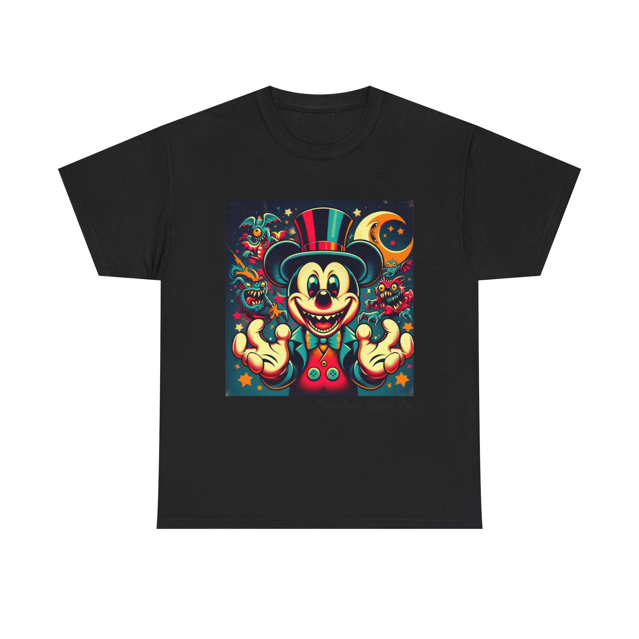 Graphic Tee — Retro Circus Mouse Night Magic T-Shirt