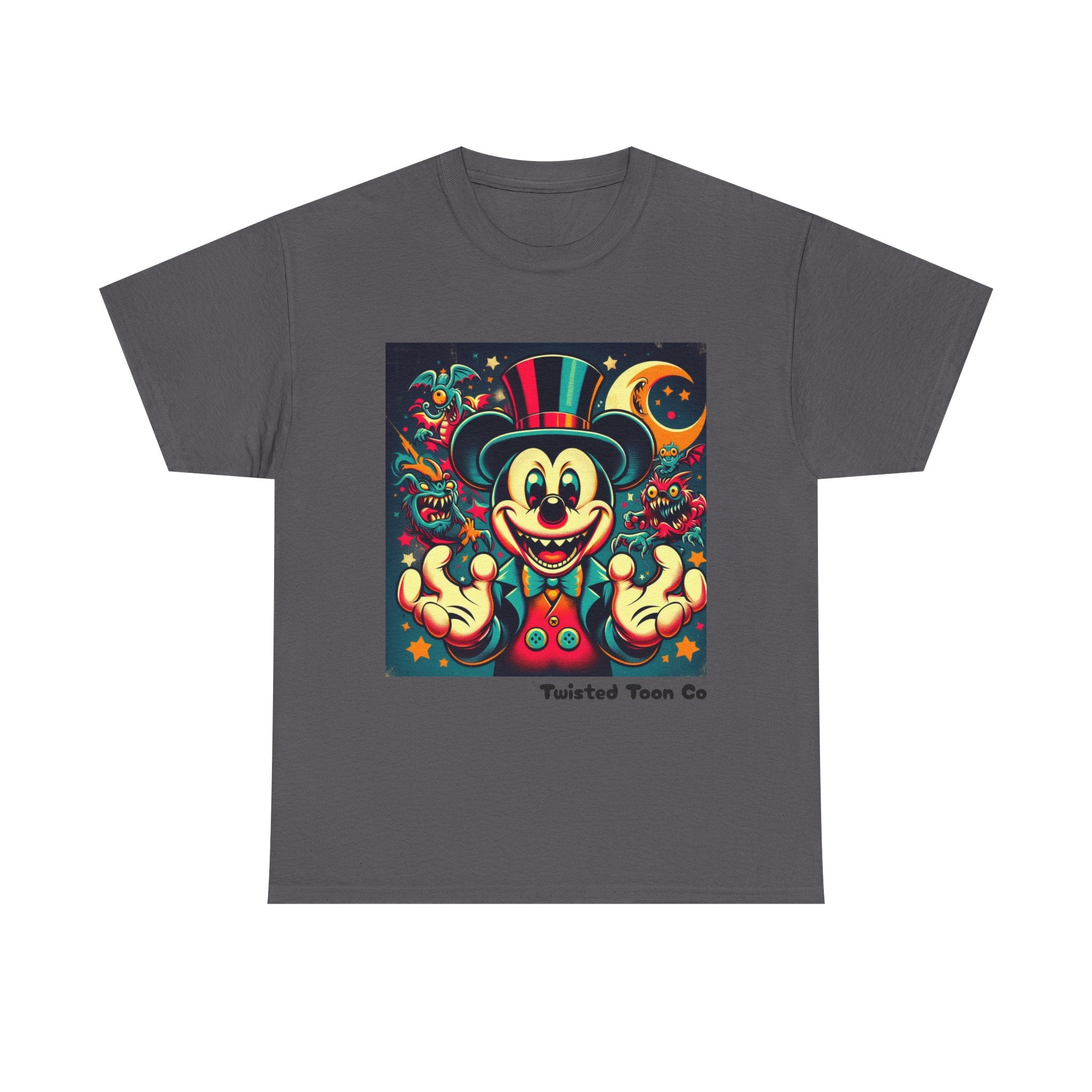 Graphic Tee — Retro Circus Mouse Night Magic T-Shirt