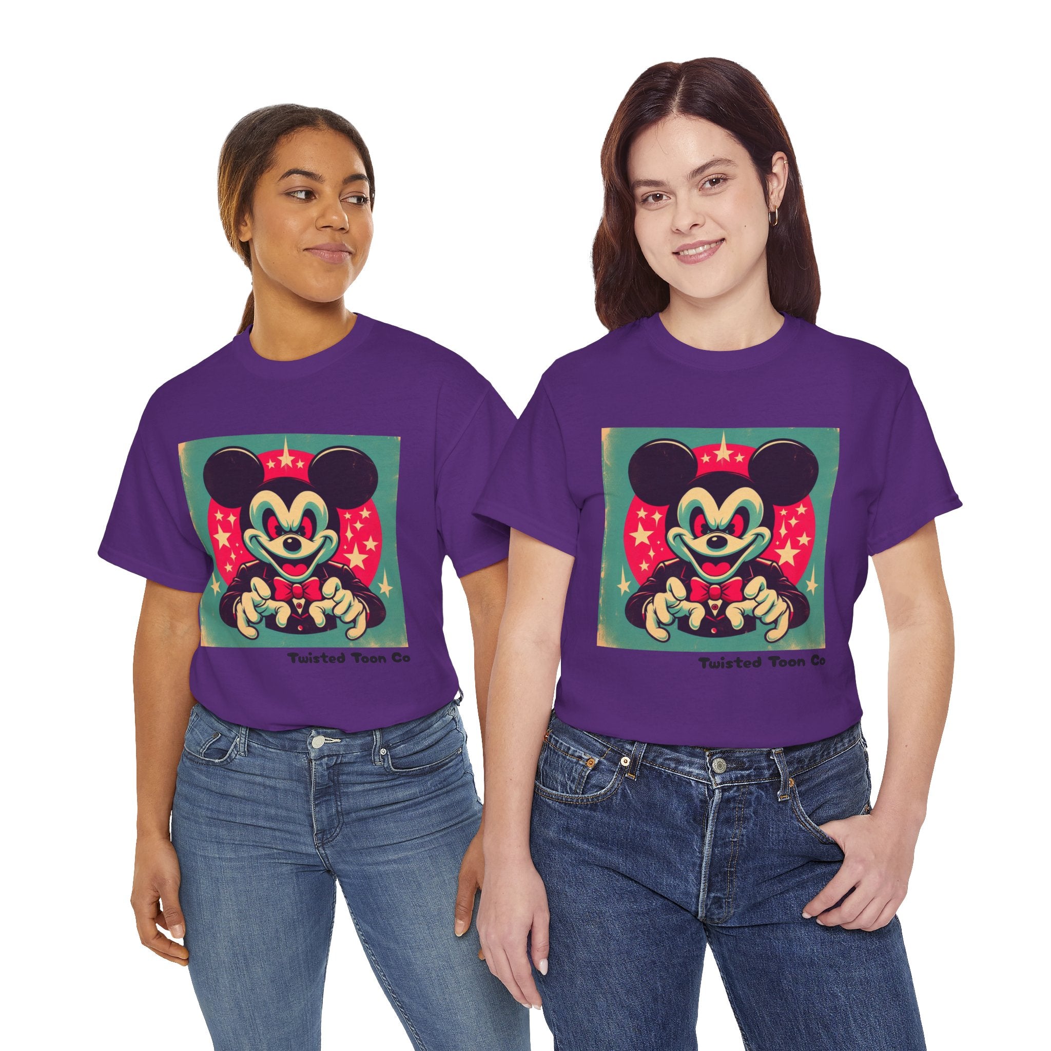 Vintage Cartoon Mouse Graphic Tee — Retro Pop Art T-Shirt