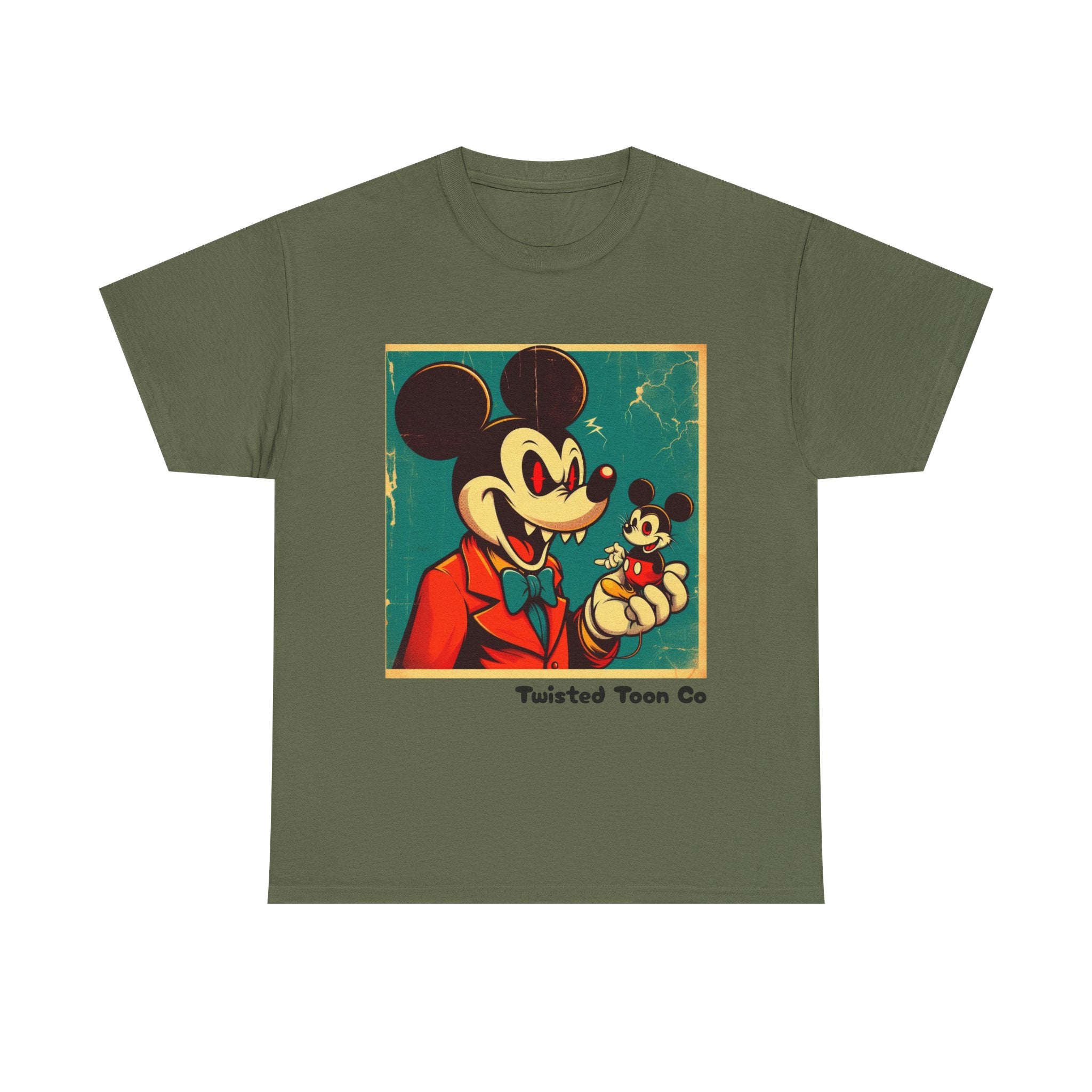 Vintage Cartoon Mouse Tee – Retro Illustration Graphic T-Shirt