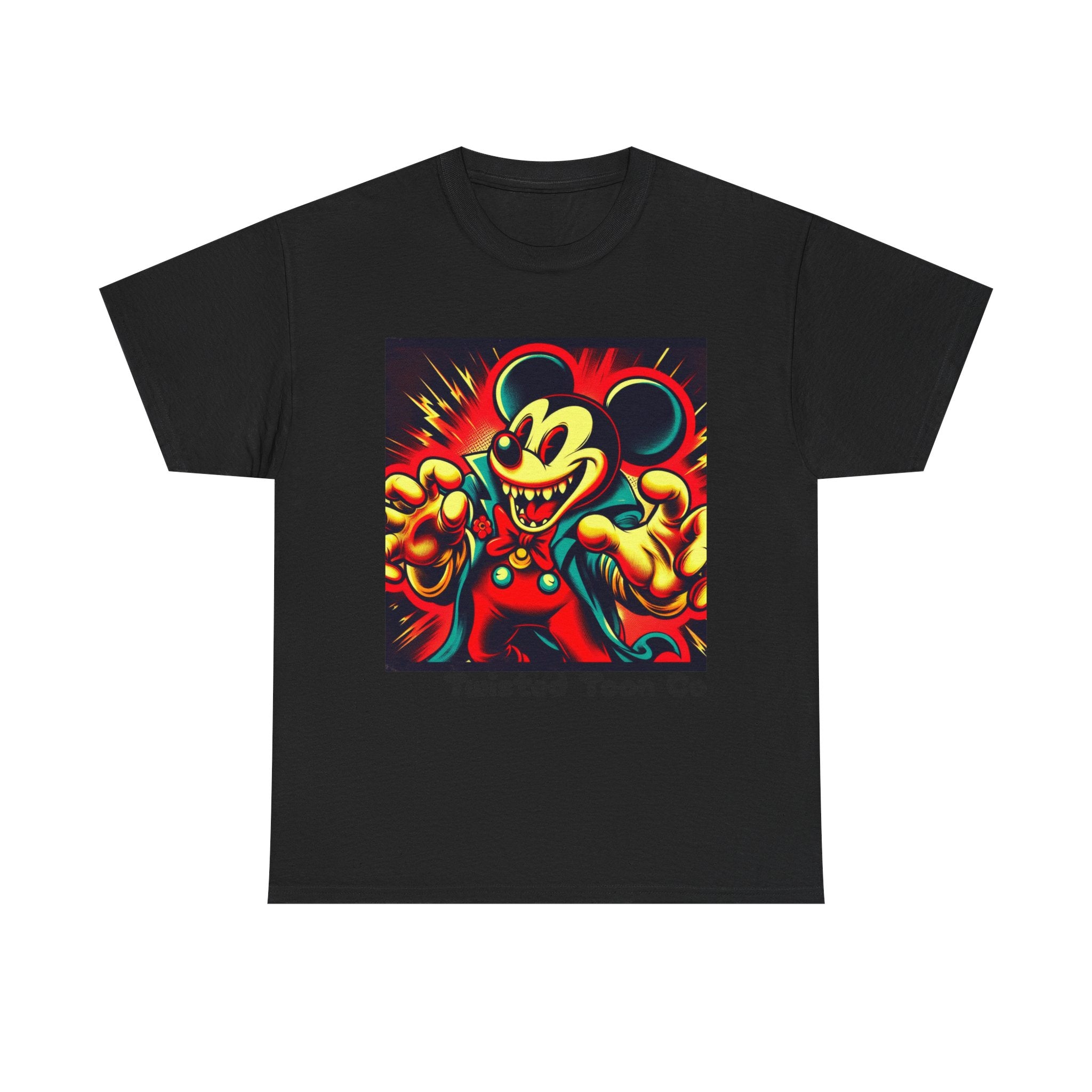 Twisted Toon Tee — Retro Horror Cartoon Mouse Graphic T-Shirt