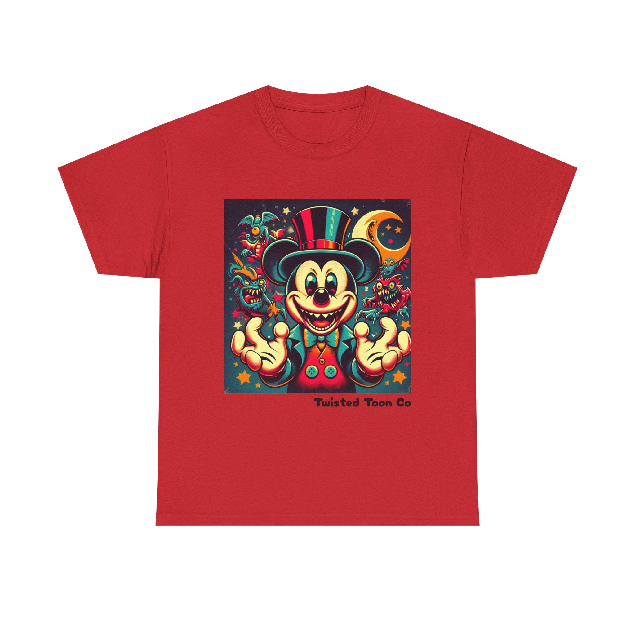 Graphic Tee — Retro Circus Mouse Night Magic T-Shirt