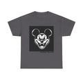 Creepy Cartoon Mouse Graphic Tee — Vintage Horror Smile Shirt