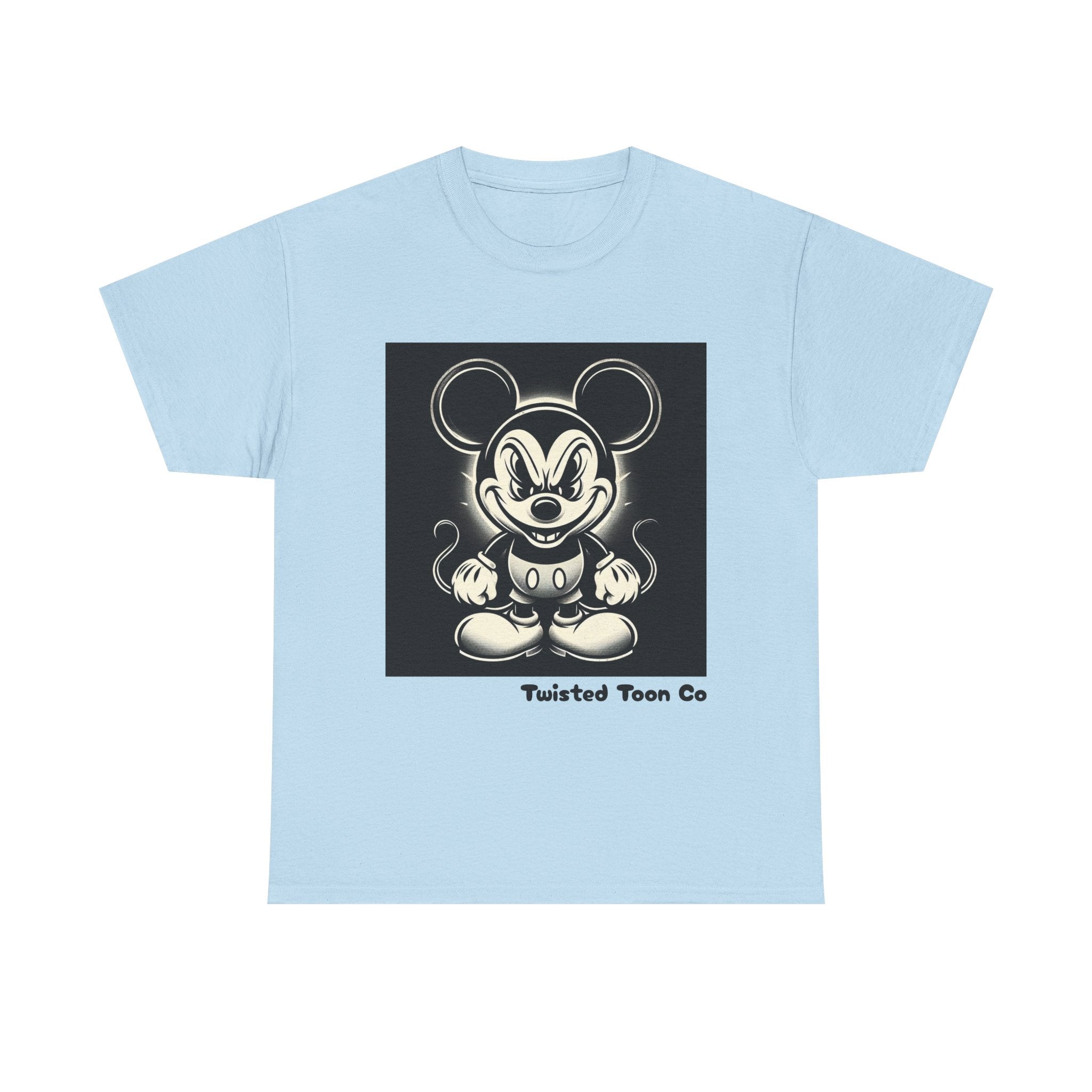 Vintage Cartoon Mouse T-Shirt — Retro Creepy Character Graphic Tee