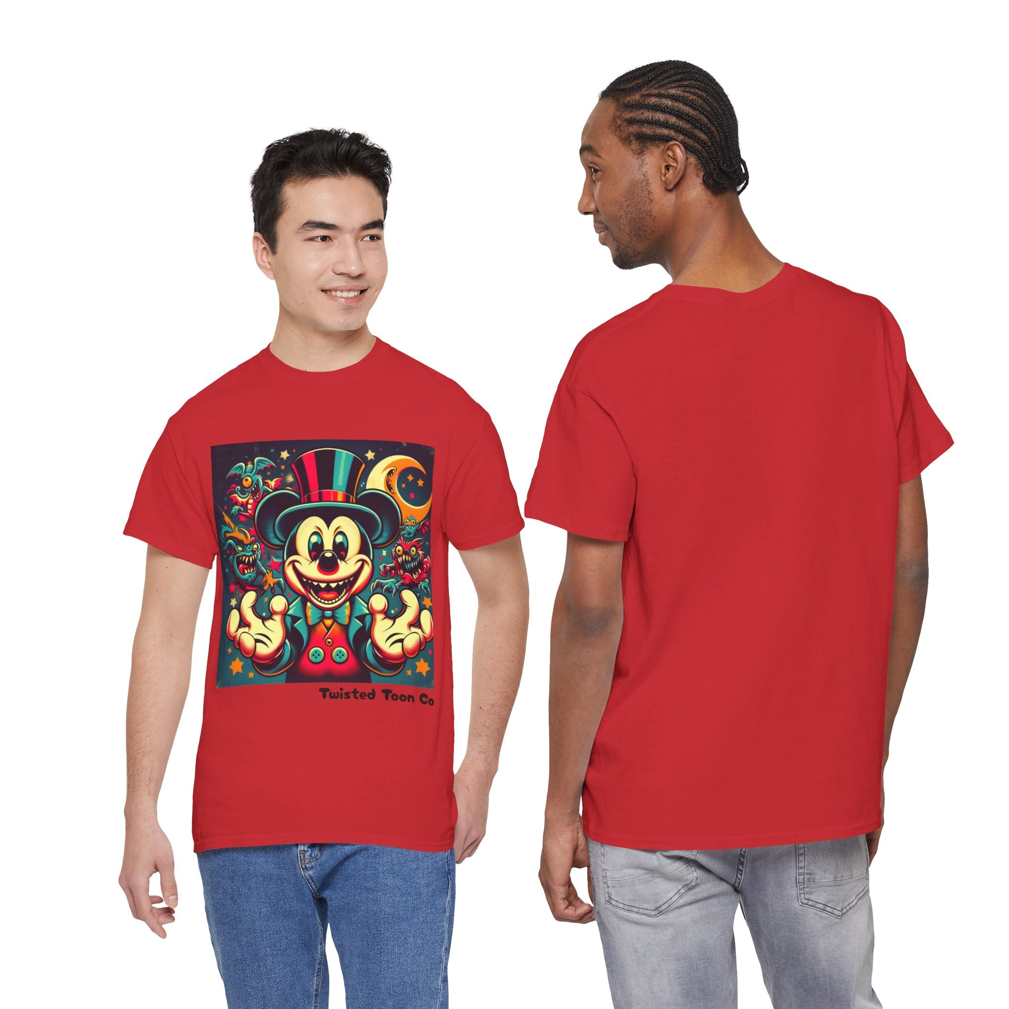 Graphic Tee — Retro Circus Mouse Night Magic T-Shirt