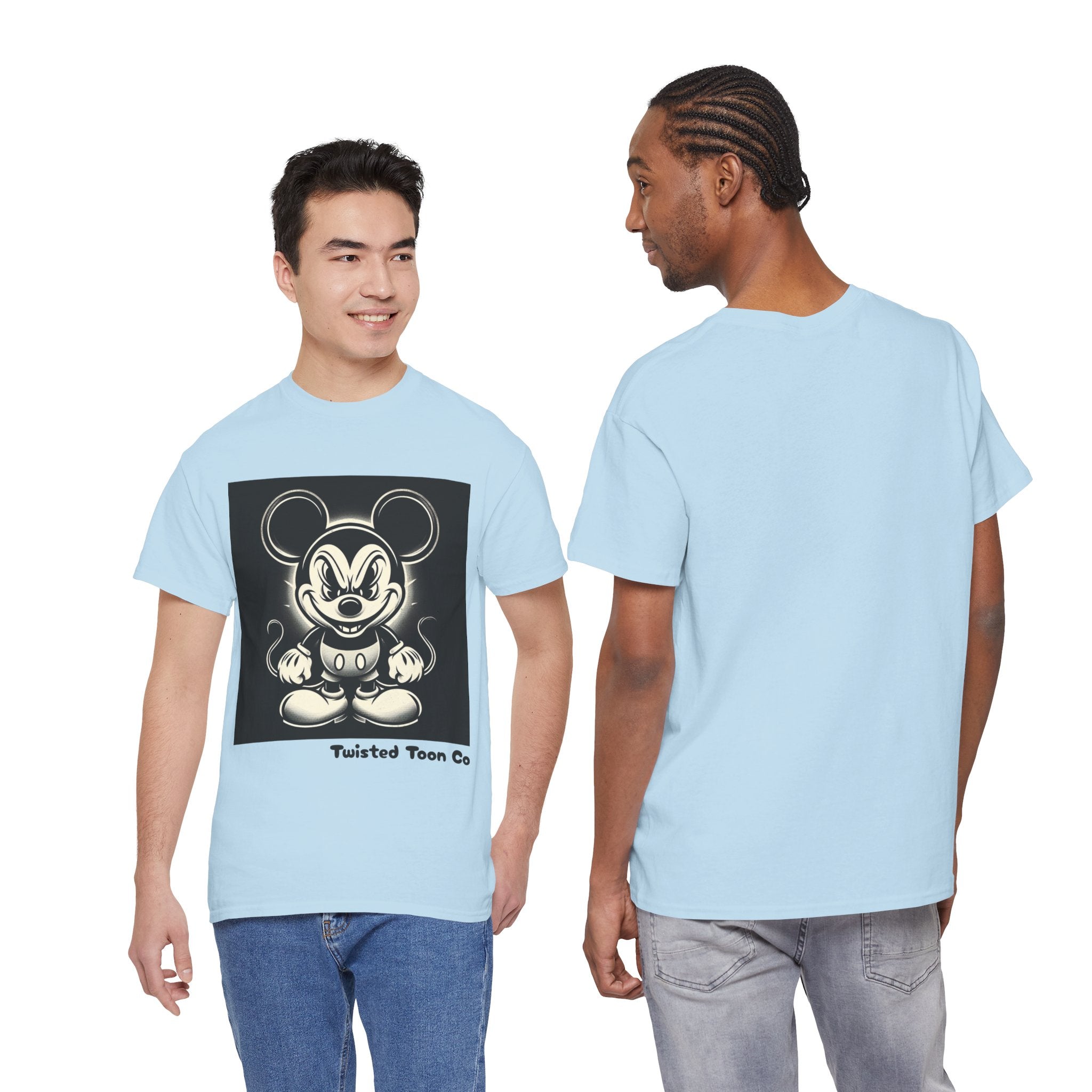 Vintage Cartoon Mouse T-Shirt — Retro Creepy Character Graphic Tee