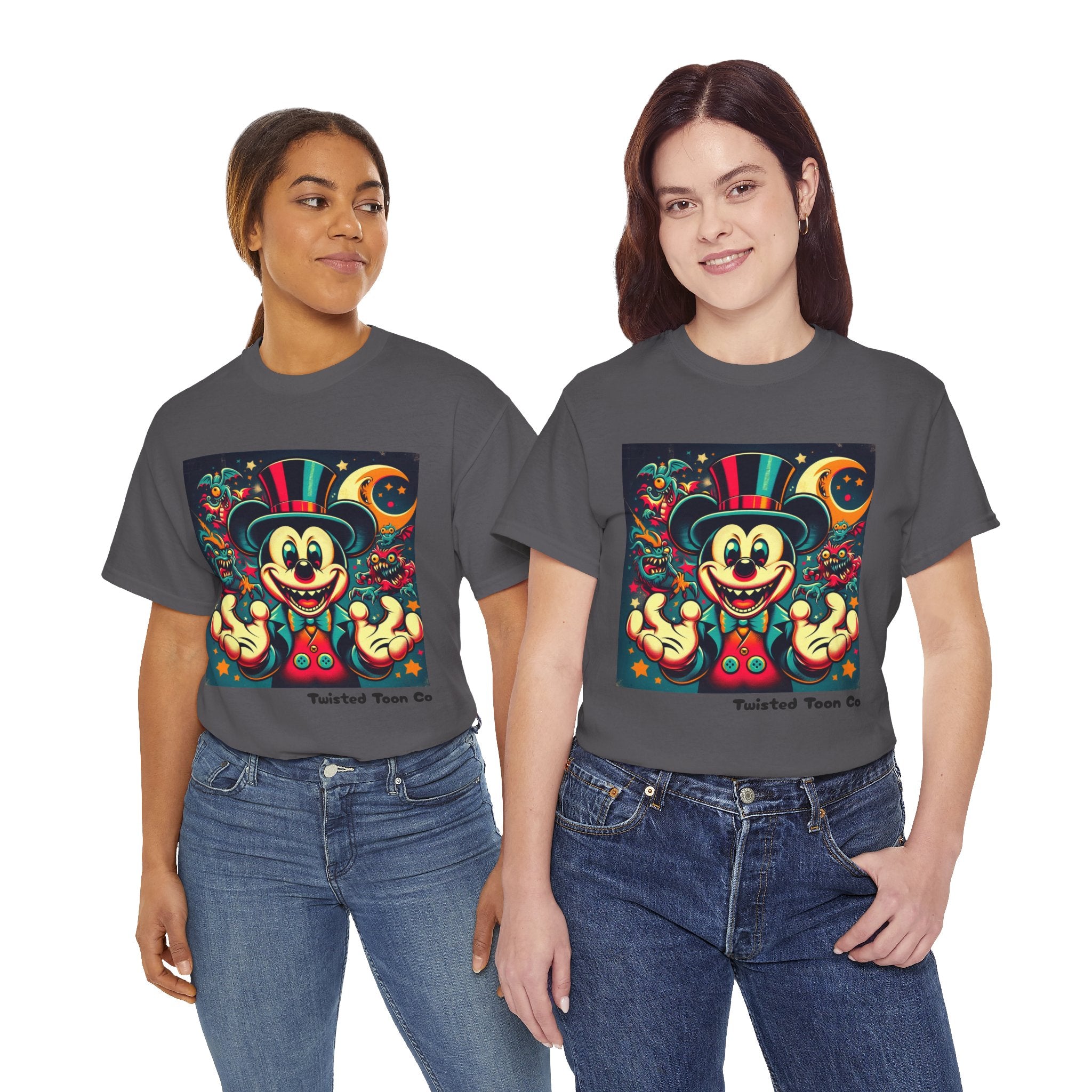 Graphic Tee — Retro Circus Mouse Night Magic T-Shirt