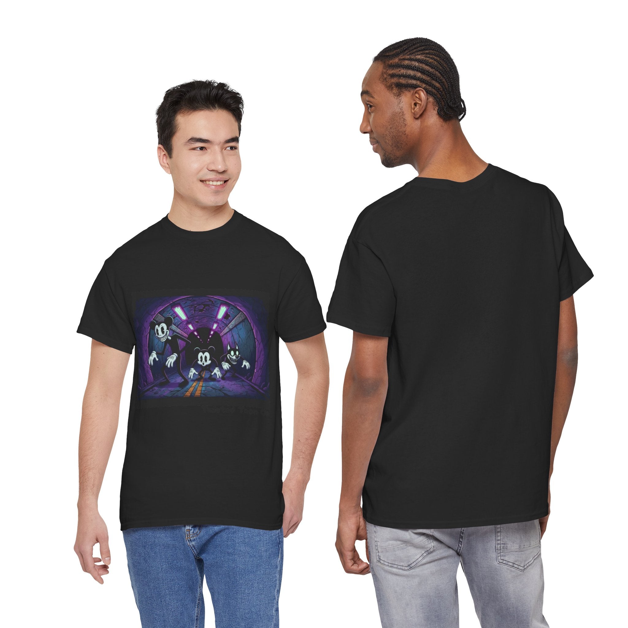 Retro Cartoon Horror T‑Shirt — 'Twisted Toon Co' Spooky Vintage Character Tee