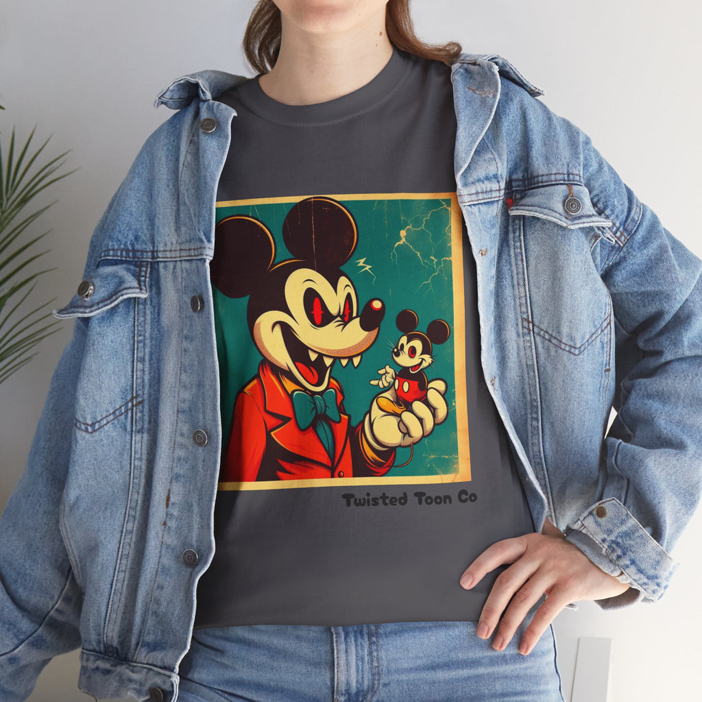 Edgy Vintage Cartoon Tee — Rebel Mouse Graphic T-Shirt