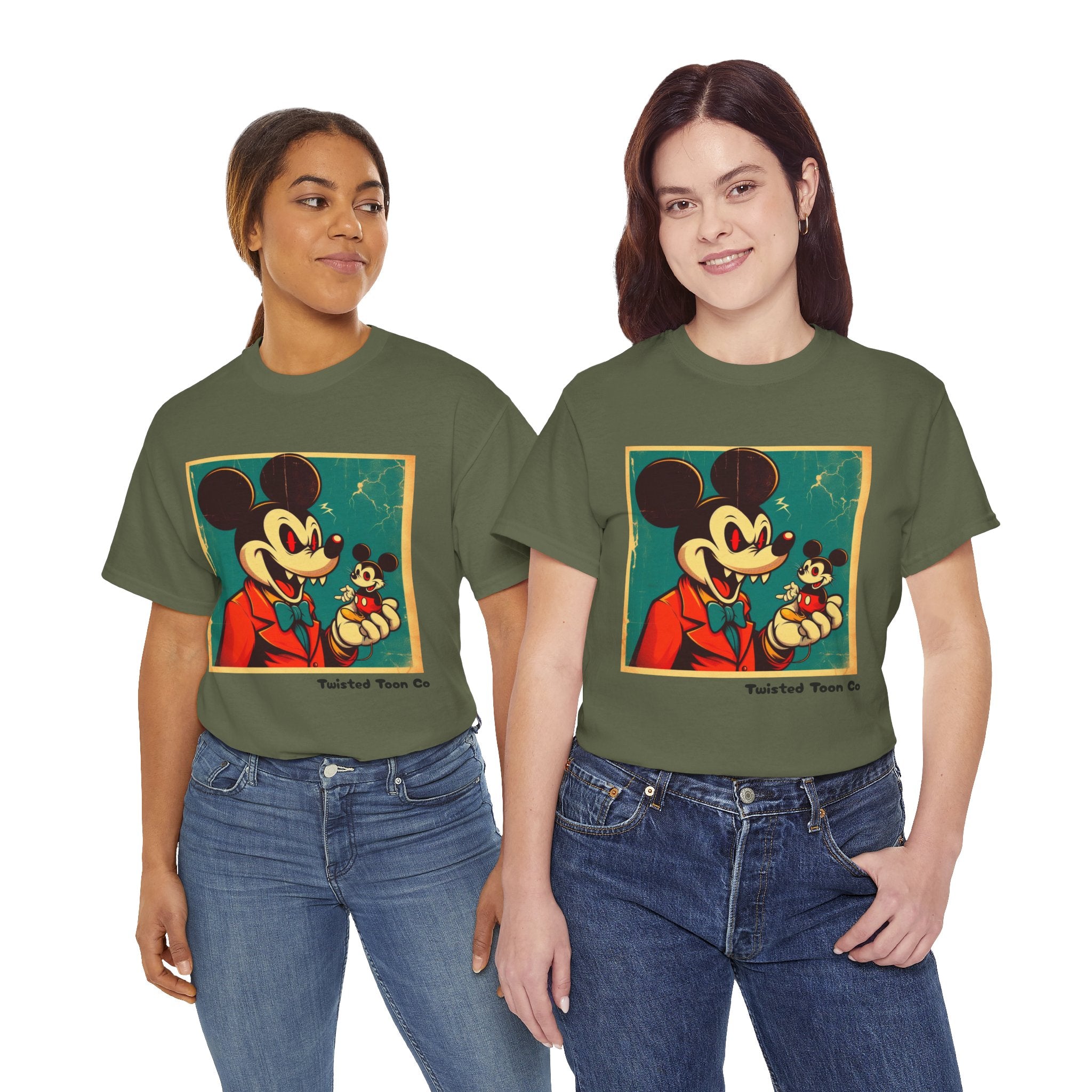 Edgy Vintage Cartoon Tee — Rebel Mouse Graphic T-Shirt