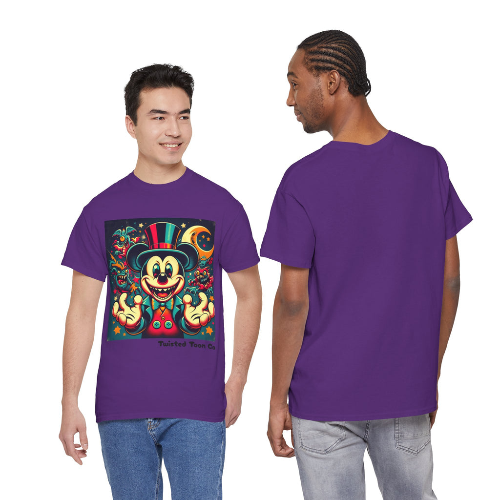 Graphic Tee — Retro Circus Mouse Night Magic T-Shirt