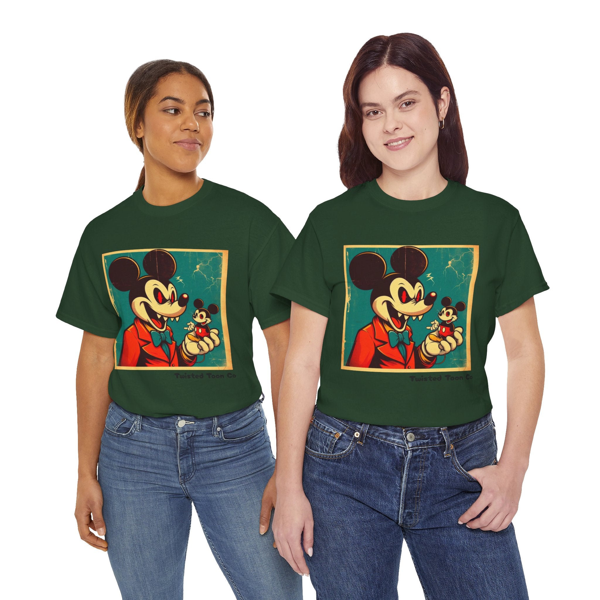 Edgy Vintage Cartoon Tee — Rebel Mouse Graphic T-Shirt