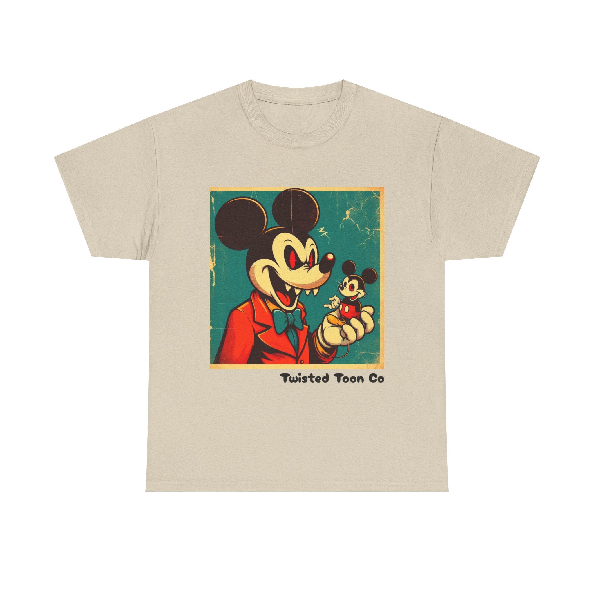 Vintage Cartoon Mouse Tee – Retro Illustration Graphic T-Shirt
