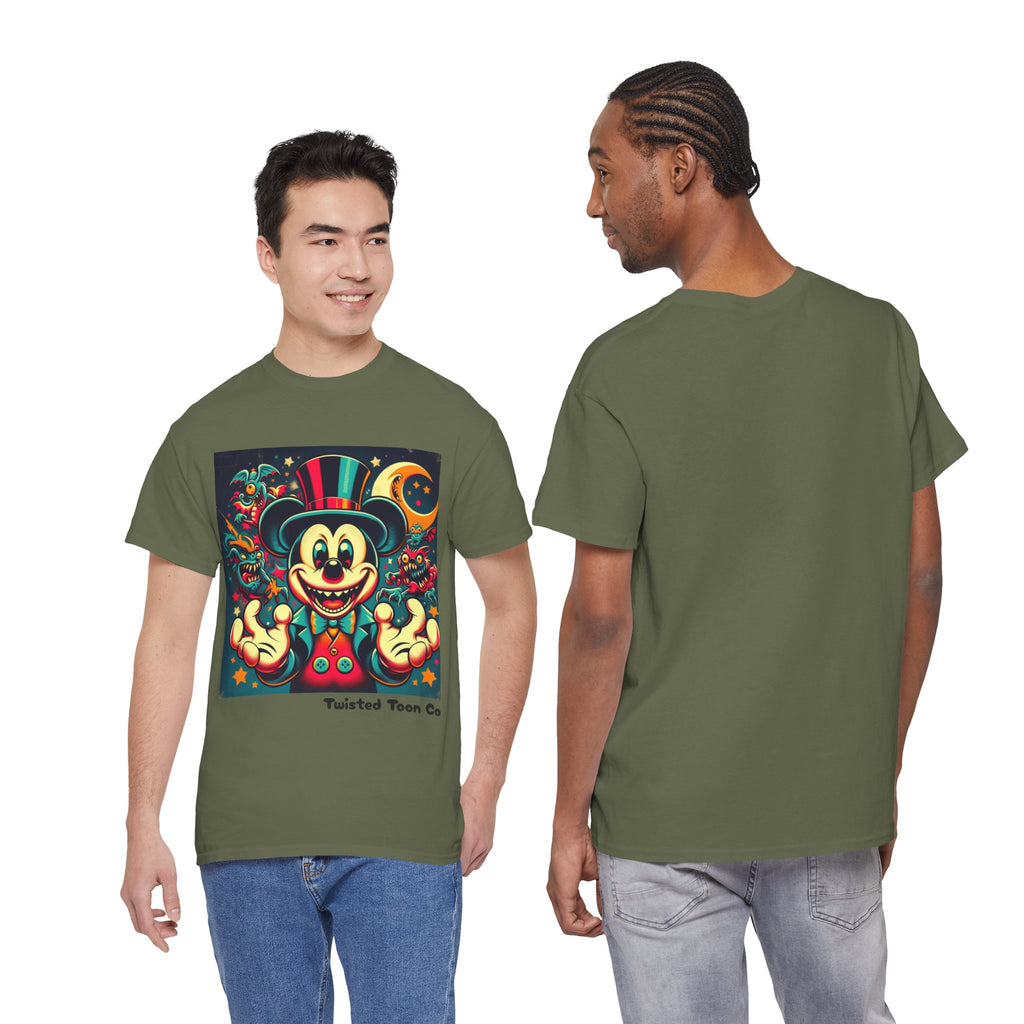 Graphic Tee — Retro Circus Mouse Night Magic T-Shirt