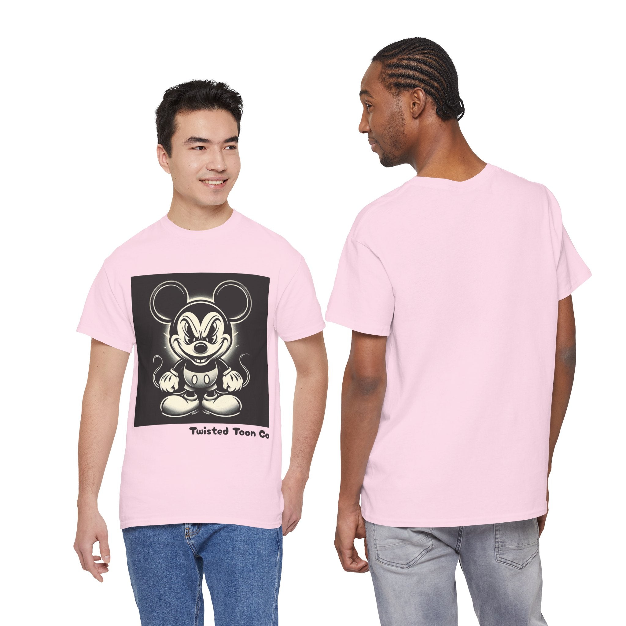 Vintage Cartoon Mouse T-Shirt — Retro Creepy Character Graphic Tee