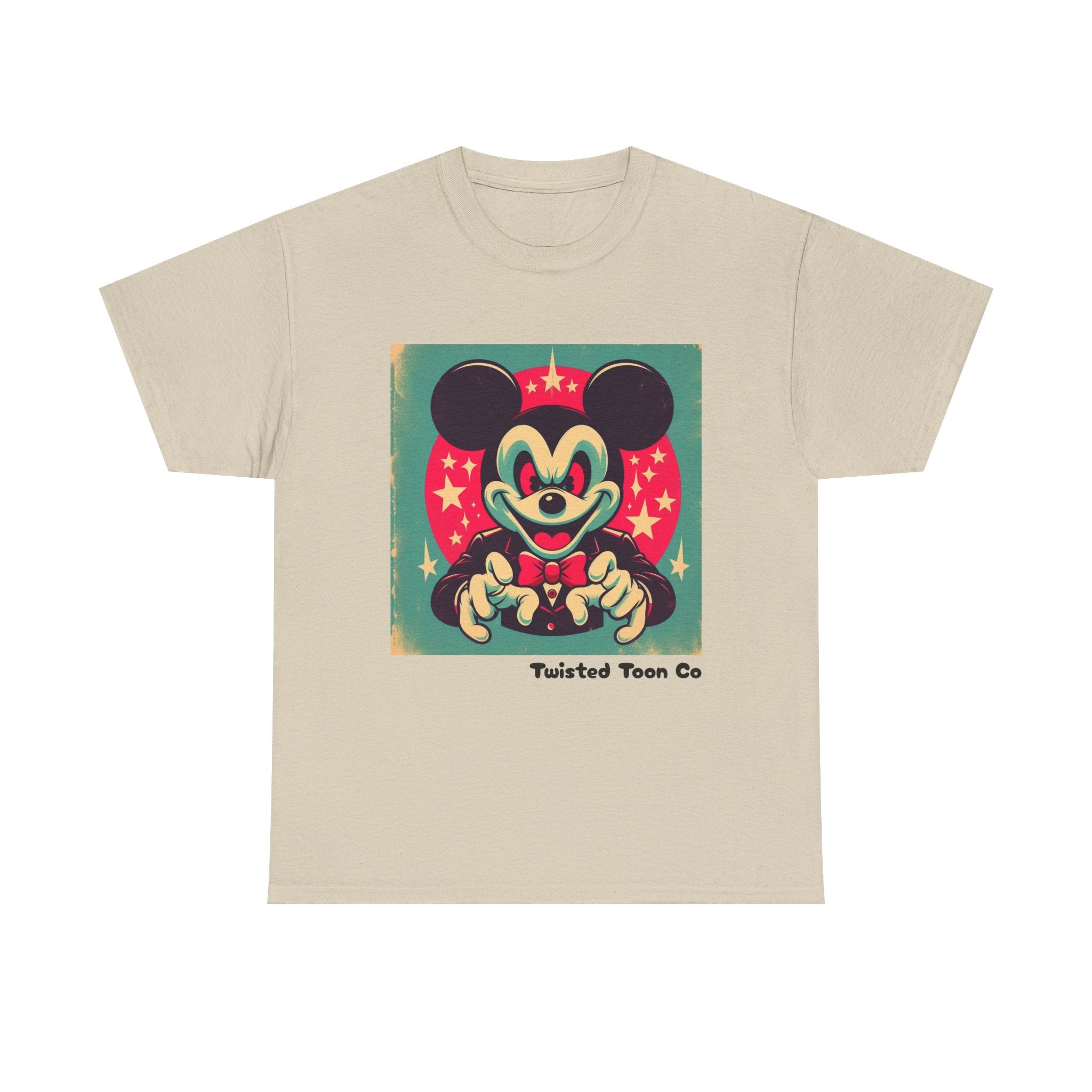 Vintage Cartoon Mouse Graphic Tee — Retro Pop Art T-Shirt