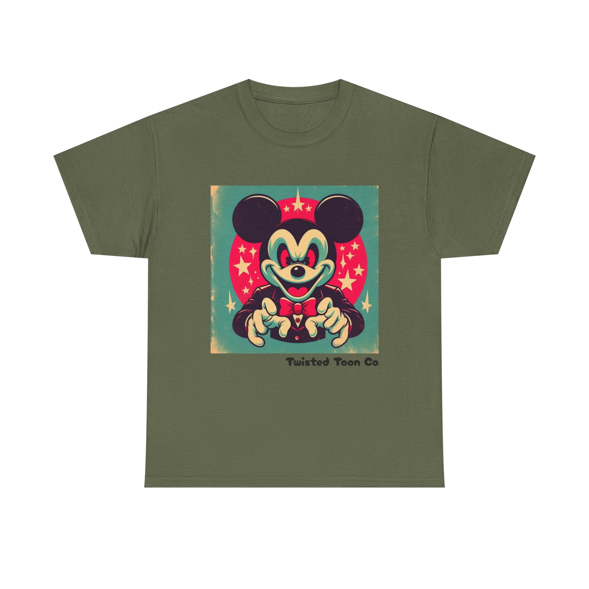 Vintage Cartoon Mouse Graphic Tee — Retro Pop Art T-Shirt