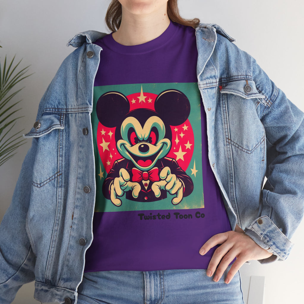 Vintage Cartoon Mouse Graphic Tee — Retro Pop Art T-Shirt