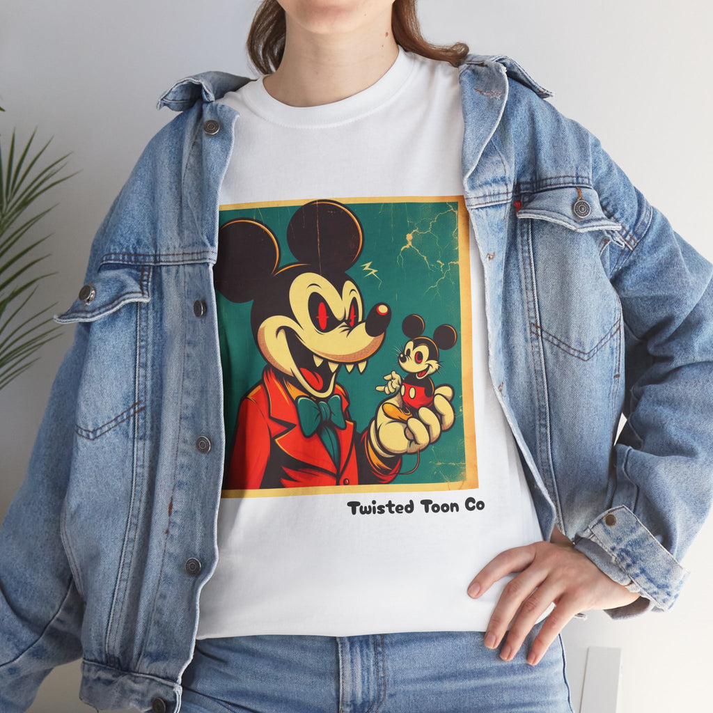 Edgy Vintage Cartoon Tee — Rebel Mouse Graphic T-Shirt