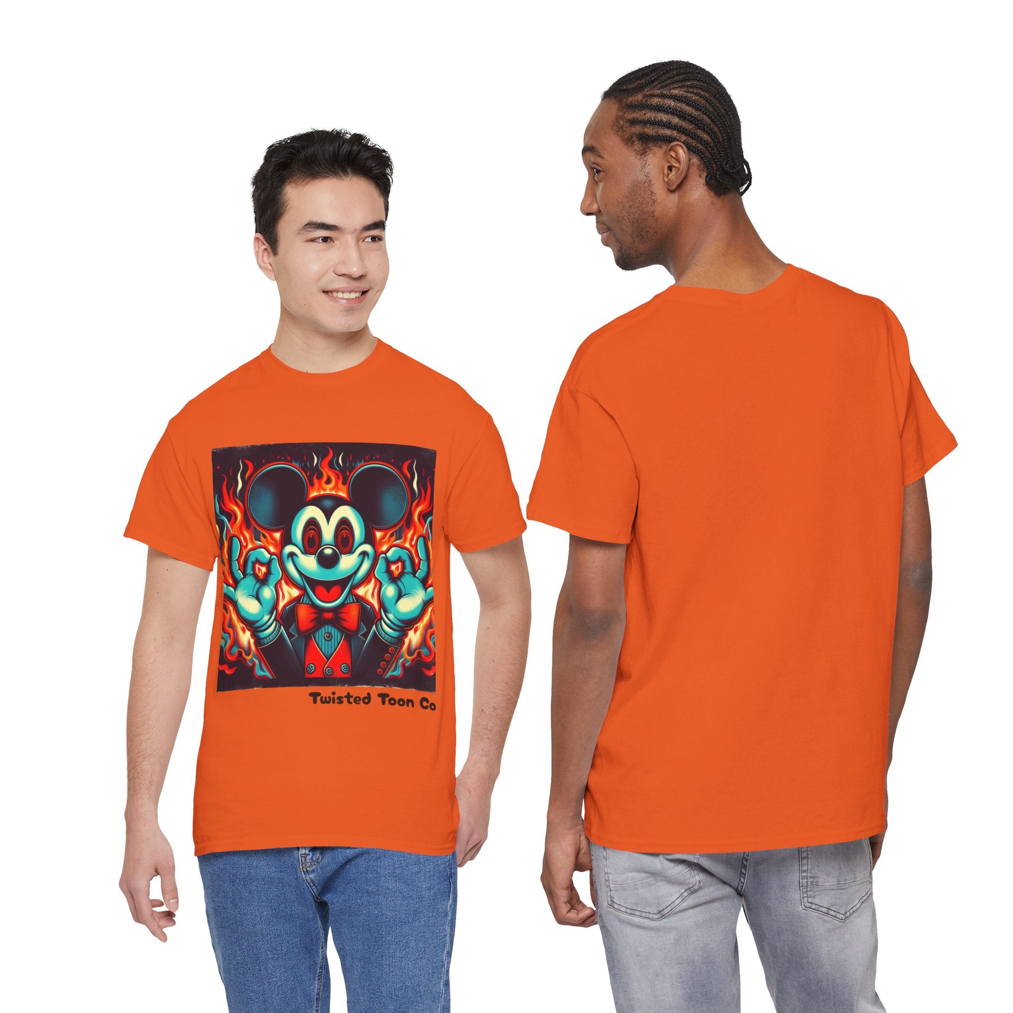 Vintage Cartoon Demon Mouse T-Shirt — Retro Horror Graphic Tee