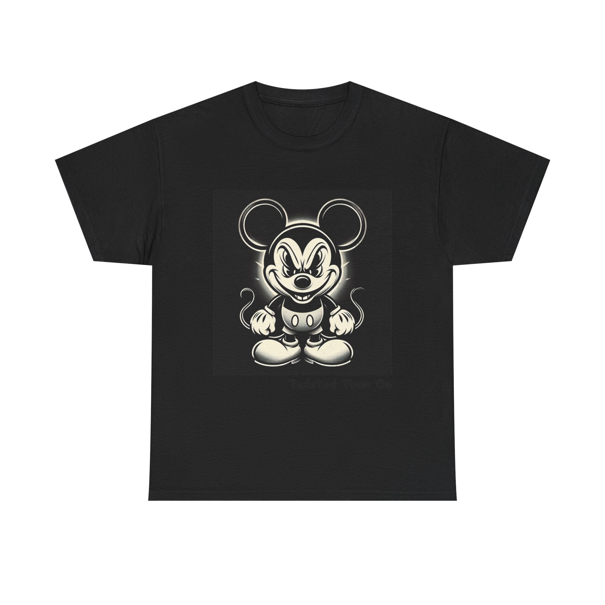 Vintage Cartoon Mouse T-Shirt — Retro Creepy Character Graphic Tee