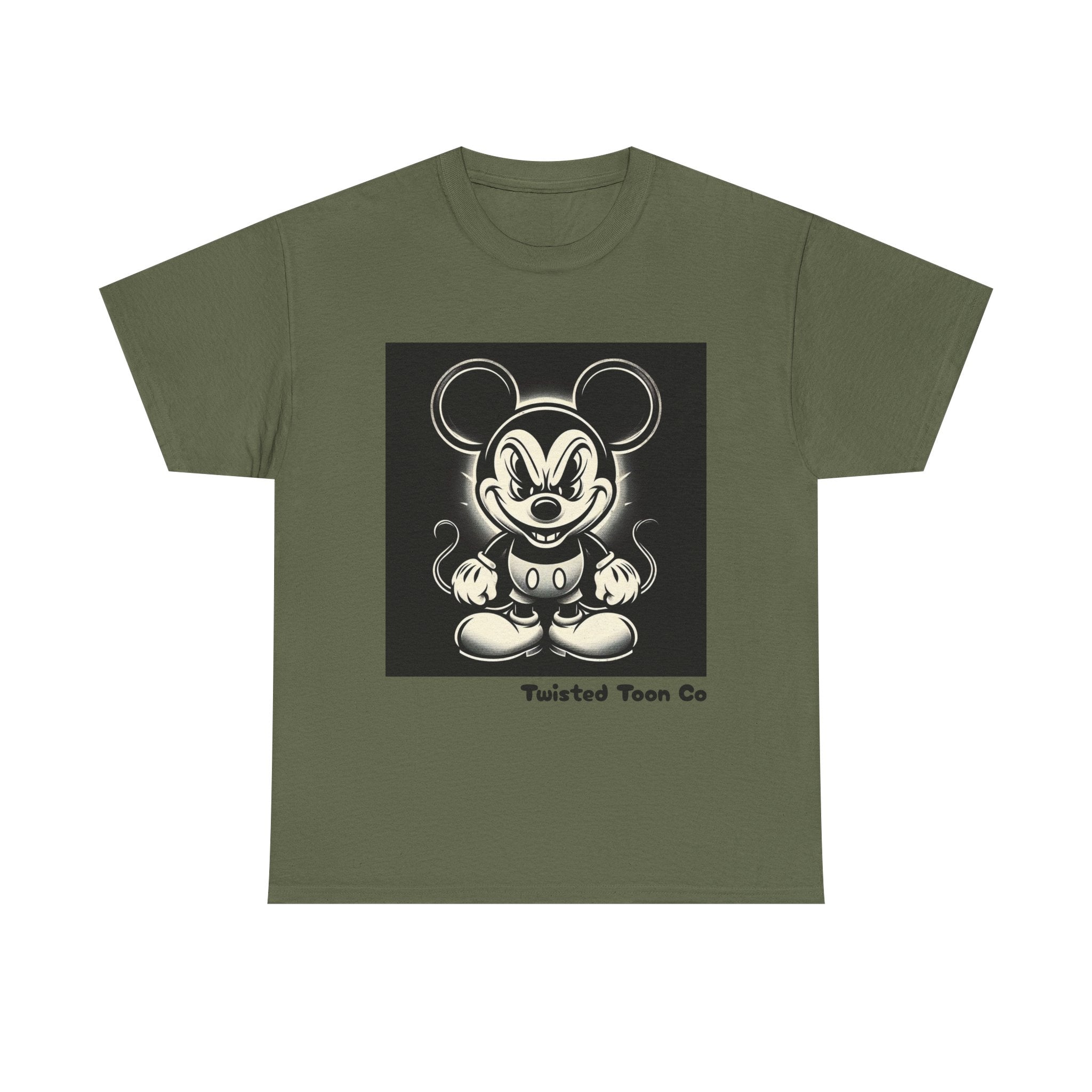 Vintage Cartoon Mouse T-Shirt — Retro Creepy Character Graphic Tee