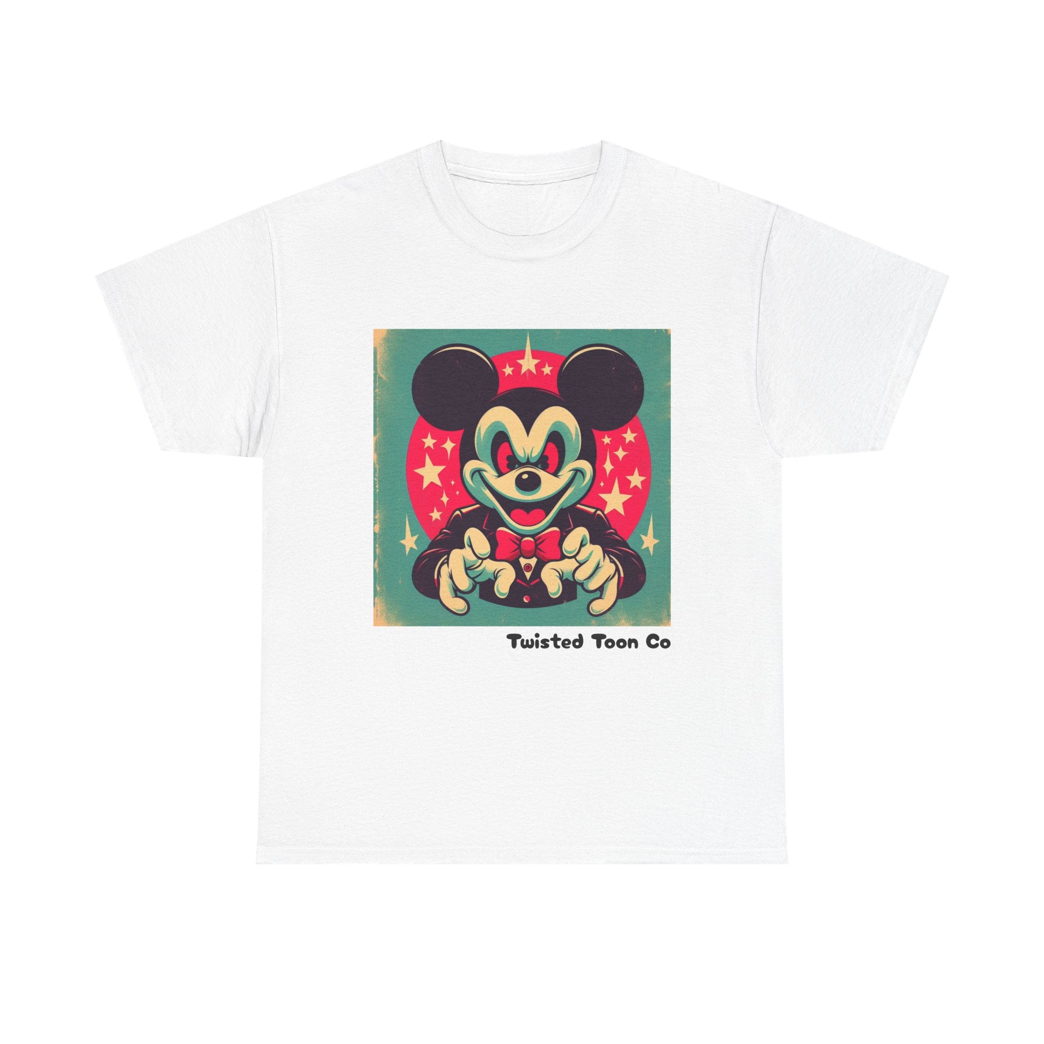 Vintage Cartoon Mouse Graphic Tee — Retro Pop Art T-Shirt
