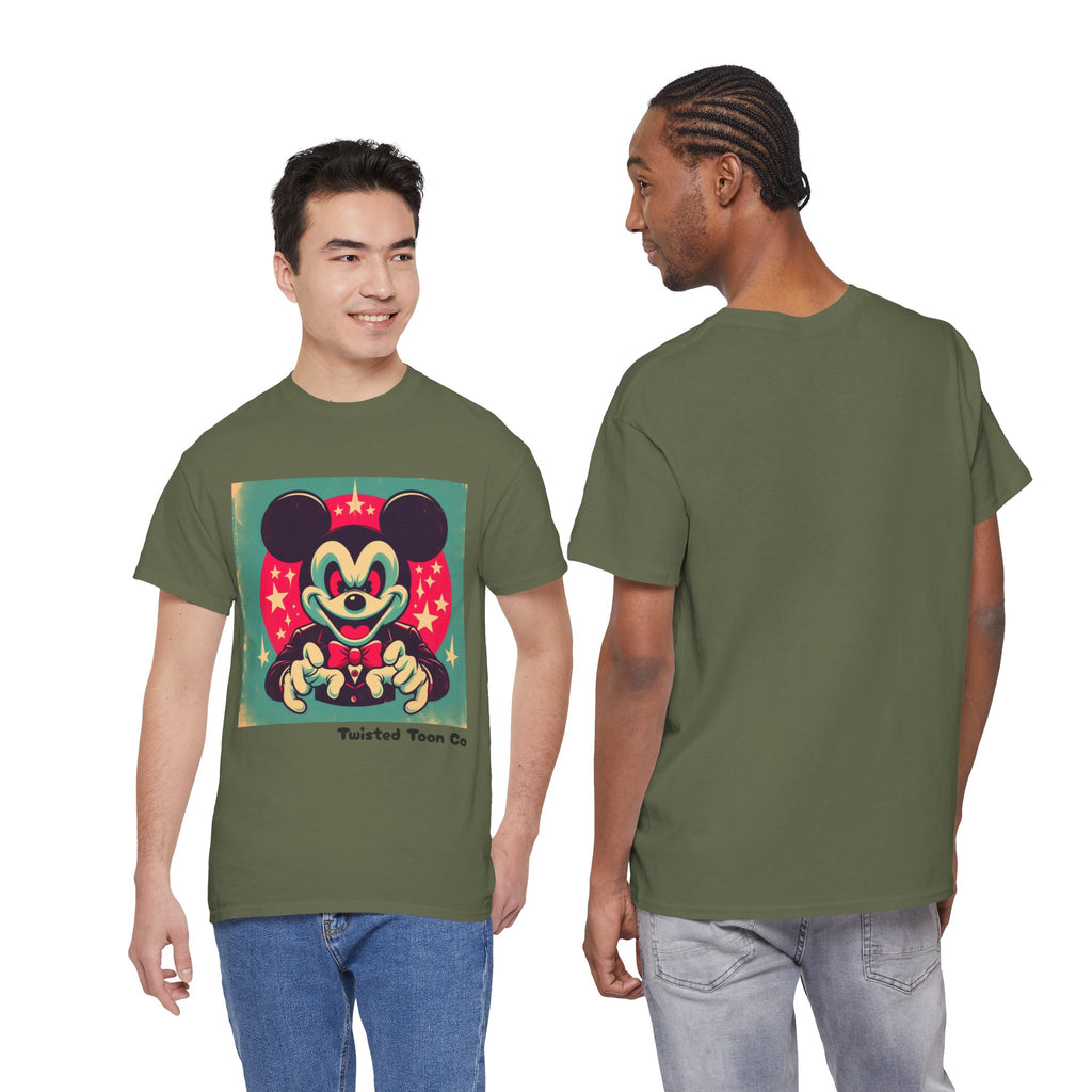 Vintage Cartoon Mouse Graphic Tee — Retro Pop Art T-Shirt