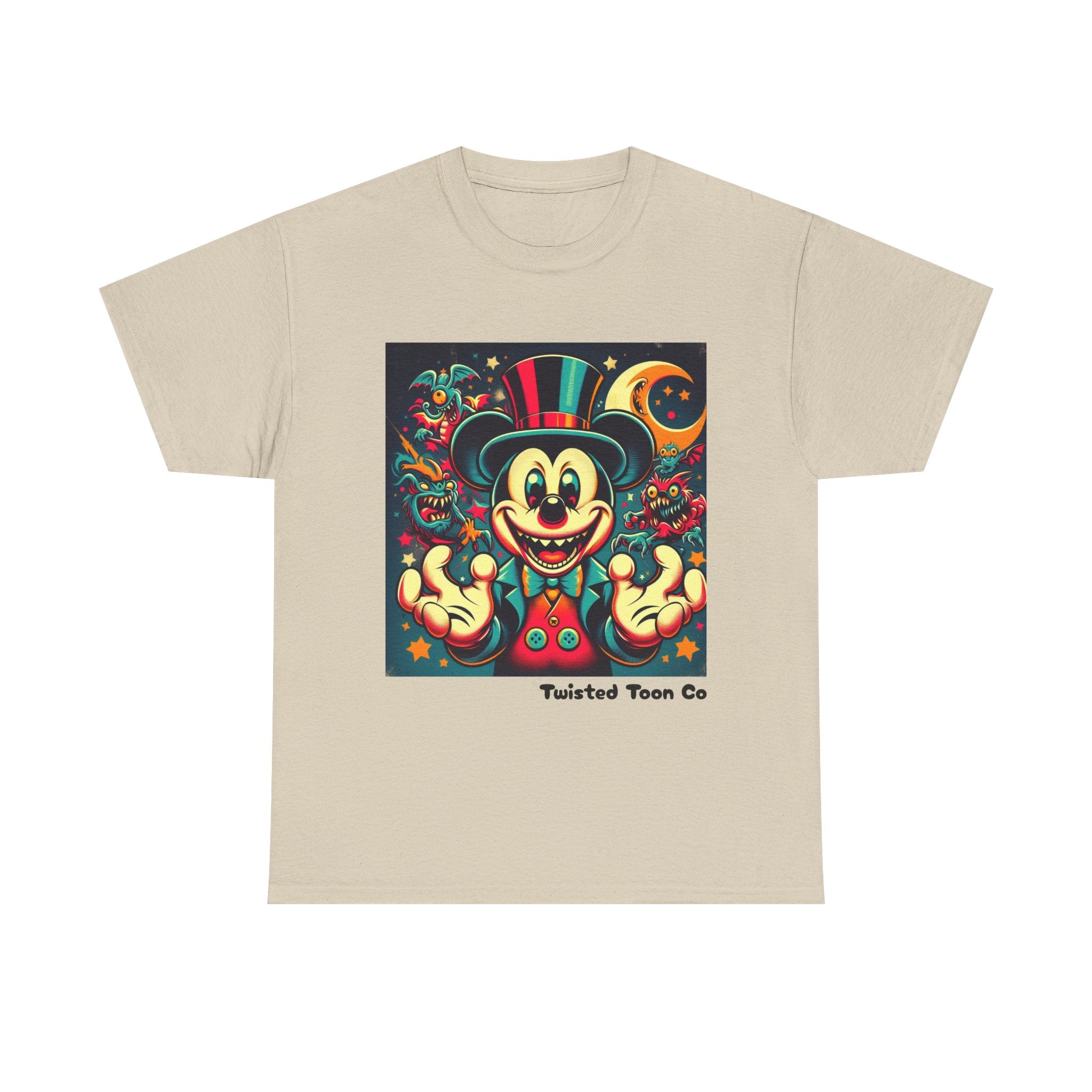 Graphic Tee — Retro Circus Mouse Night Magic T-Shirt