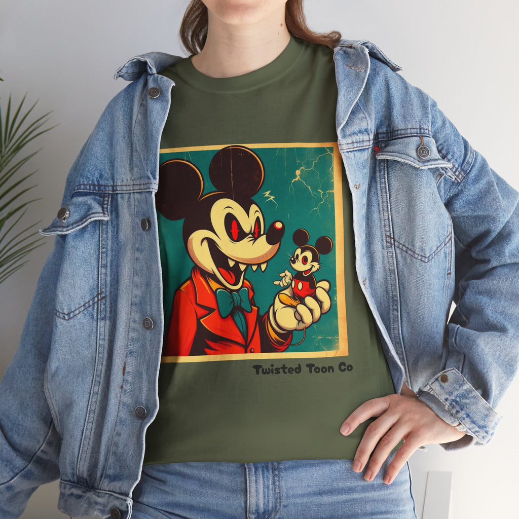 Edgy Vintage Cartoon Tee — Rebel Mouse Graphic T-Shirt