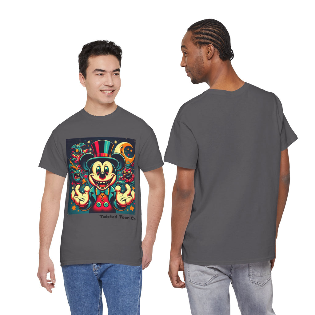 Graphic Tee — Retro Circus Mouse Night Magic T-Shirt