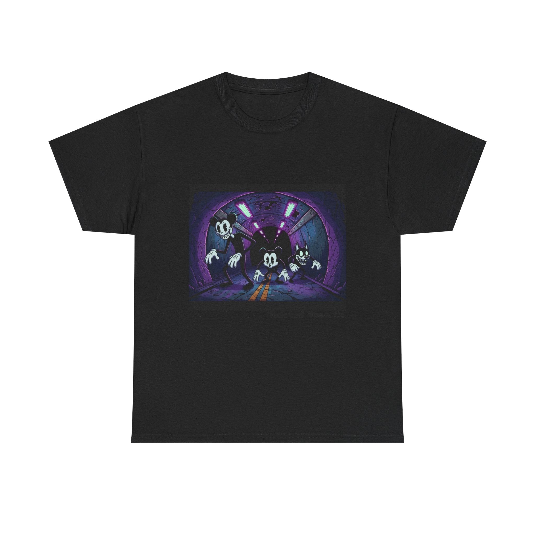 Retro Cartoon Horror T‑Shirt — 'Twisted Toon Co' Spooky Vintage Character Tee