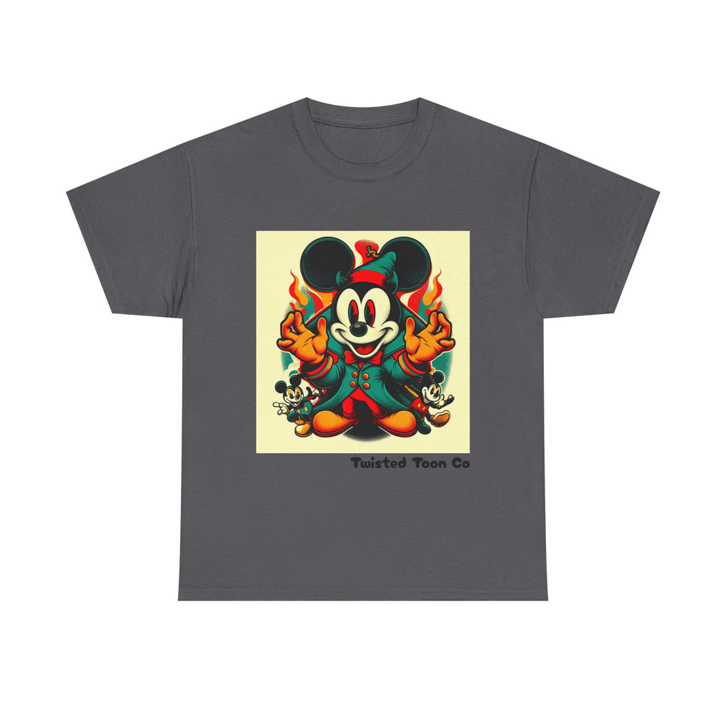 Vintage Cartoon Mouse Flame T-Shirt