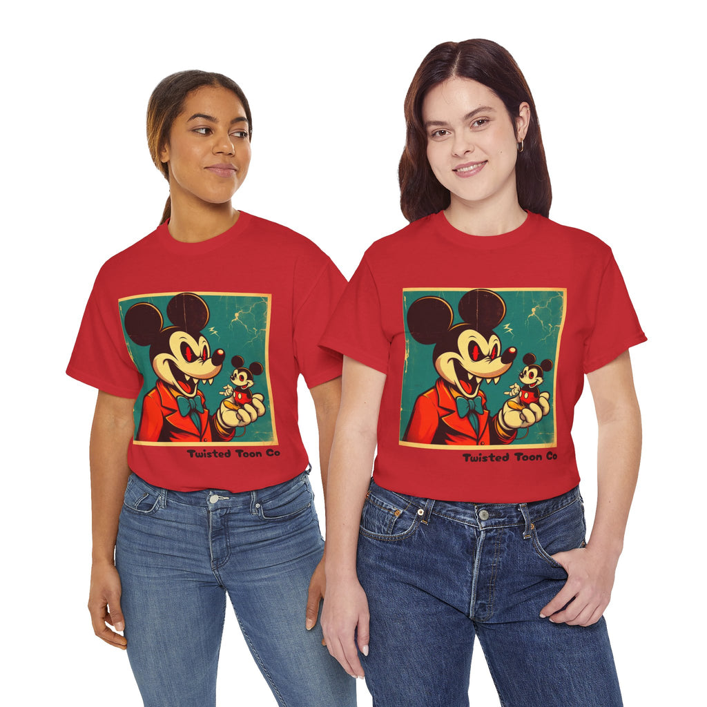 Vintage Cartoon Mouse Tee – Retro Illustration Graphic T-Shirt