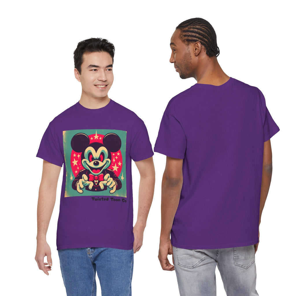 Vintage Cartoon Mouse Graphic Tee — Retro Pop Art T-Shirt