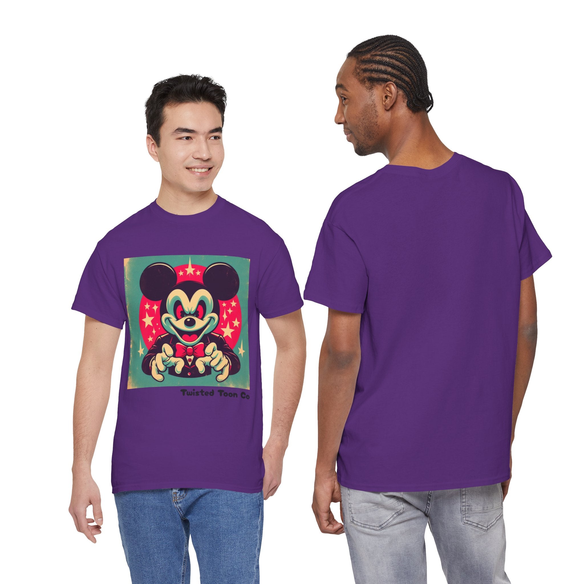 Vintage Cartoon Mouse Graphic Tee — Retro Pop Art T-Shirt