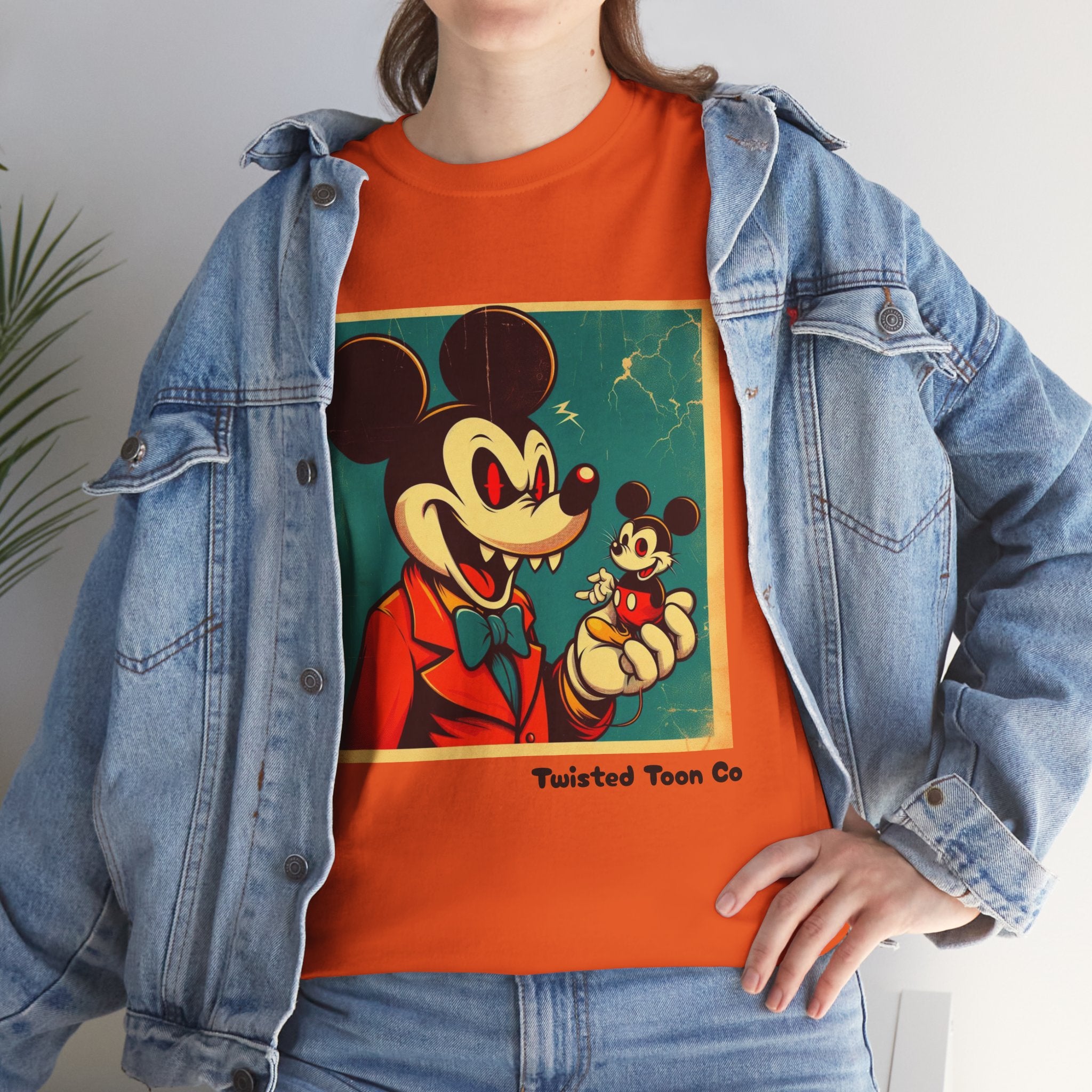 Edgy Vintage Cartoon Tee — Rebel Mouse Graphic T-Shirt