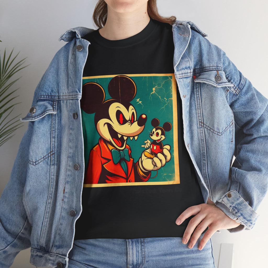 Edgy Vintage Cartoon Tee — Rebel Mouse Graphic T-Shirt