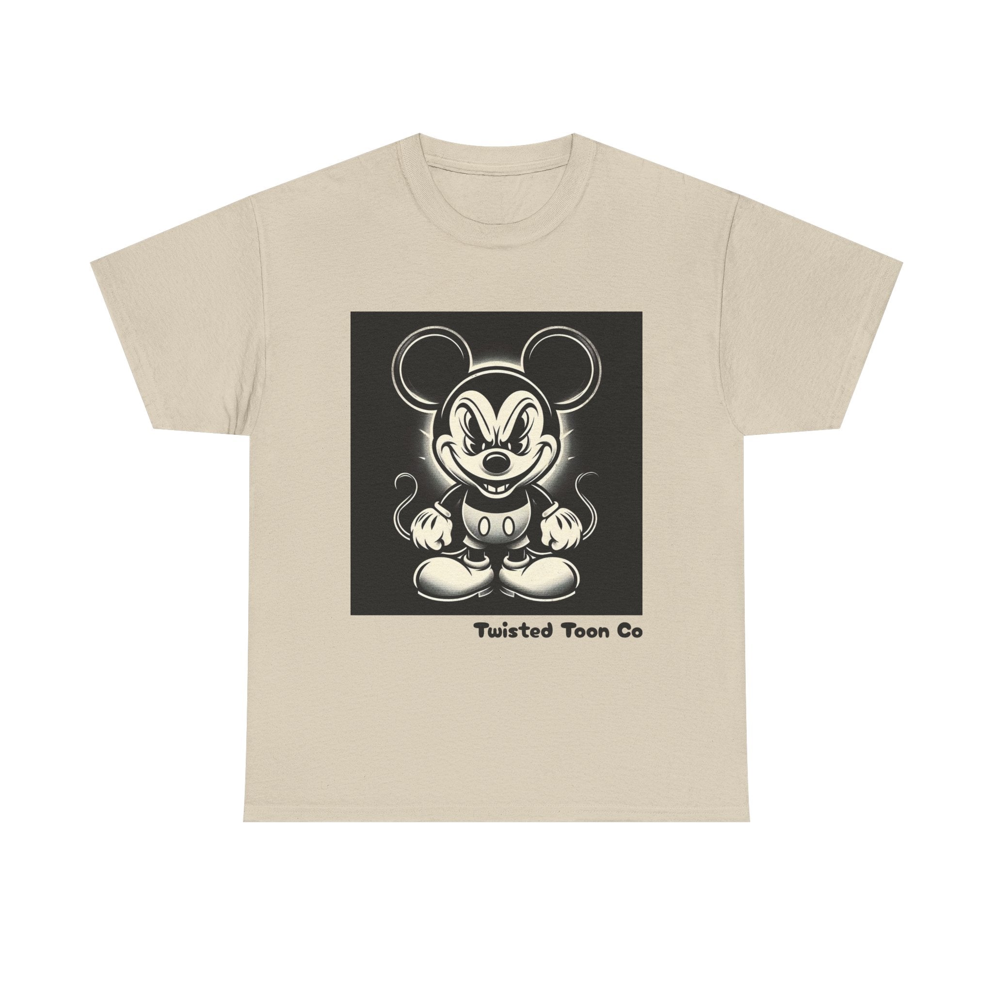 Vintage Cartoon Mouse T-Shirt — Retro Creepy Character Graphic Tee