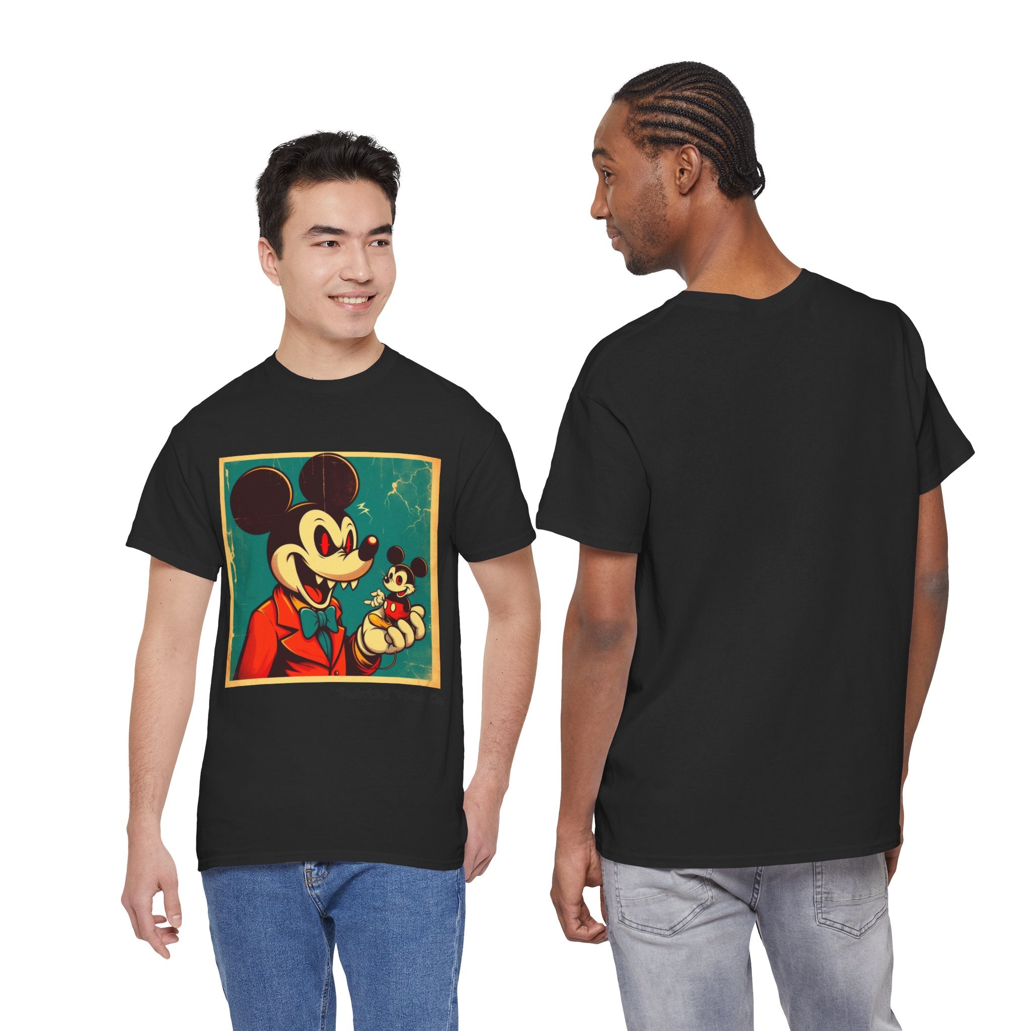 Edgy Vintage Cartoon Tee — Rebel Mouse Graphic T-Shirt