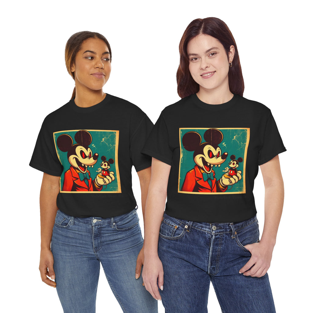 Edgy Vintage Cartoon Tee — Rebel Mouse Graphic T-Shirt