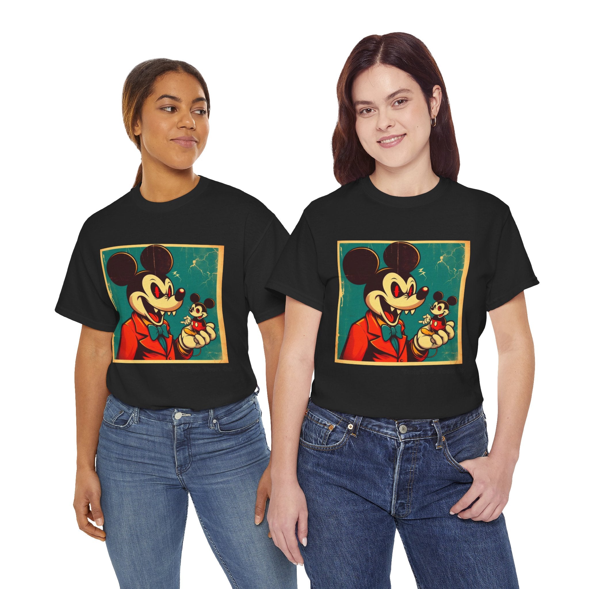 Edgy Vintage Cartoon Tee — Rebel Mouse Graphic T-Shirt