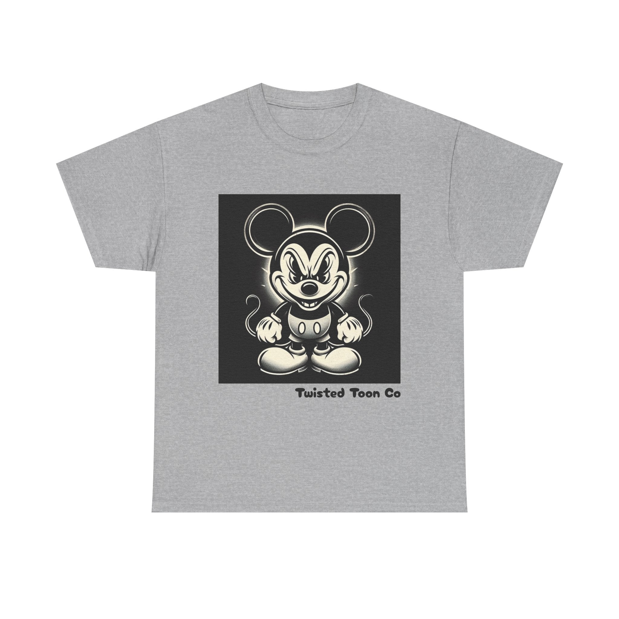 Vintage Cartoon Mouse T-Shirt — Retro Creepy Character Graphic Tee