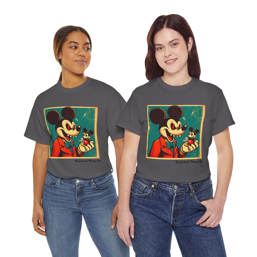 Edgy Vintage Cartoon Tee — Rebel Mouse Graphic T-Shirt