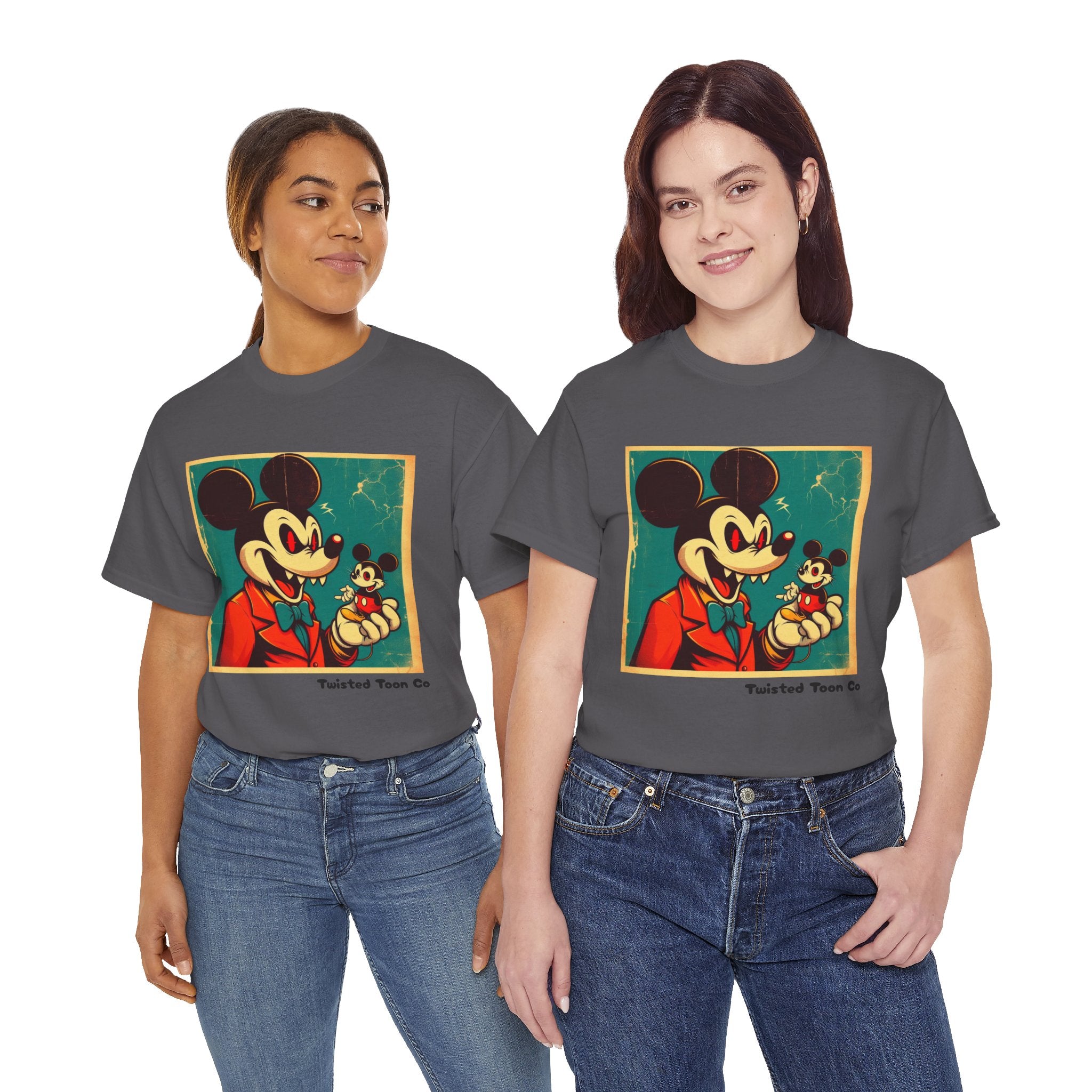 Edgy Vintage Cartoon Tee — Rebel Mouse Graphic T-Shirt