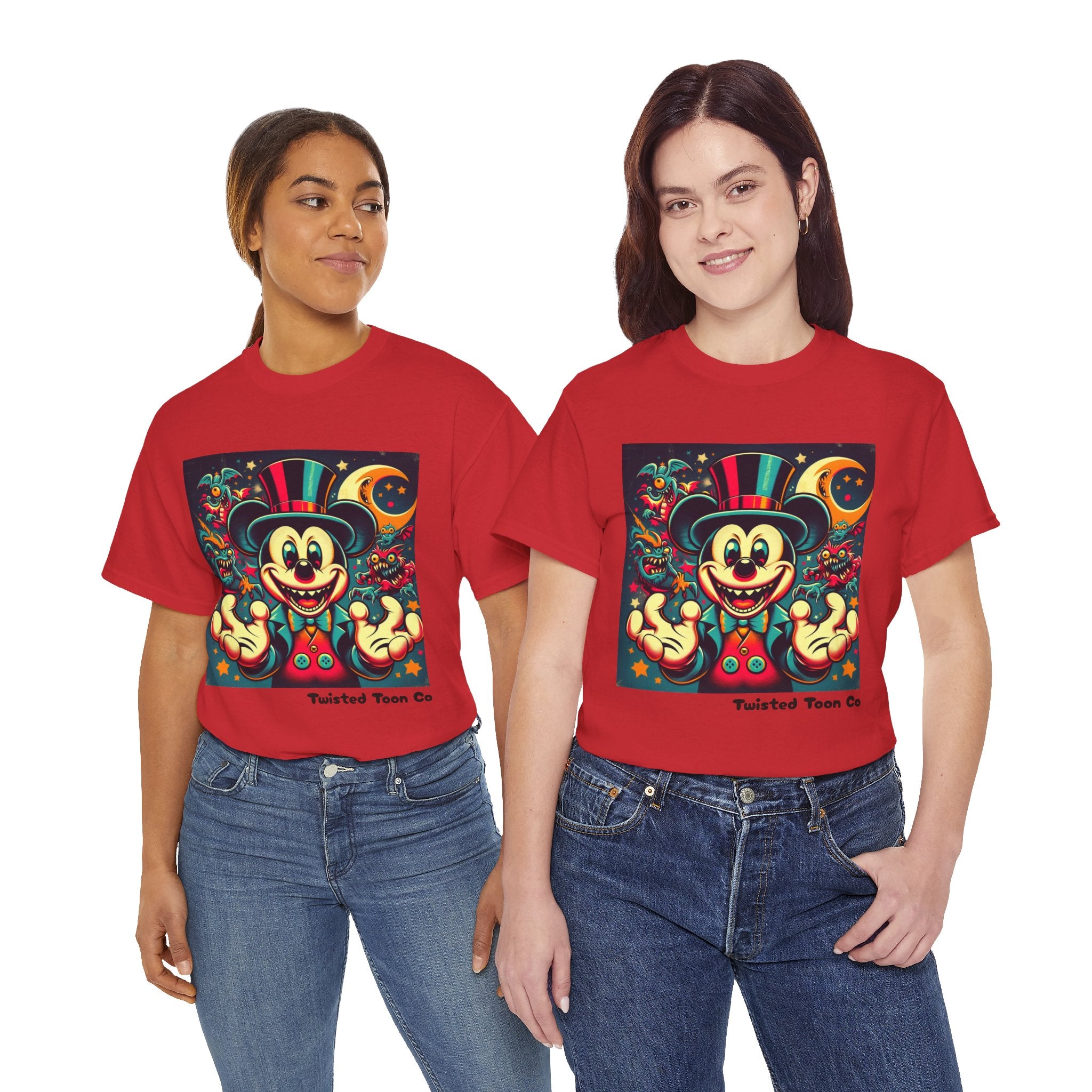 Graphic Tee — Retro Circus Mouse Night Magic T-Shirt