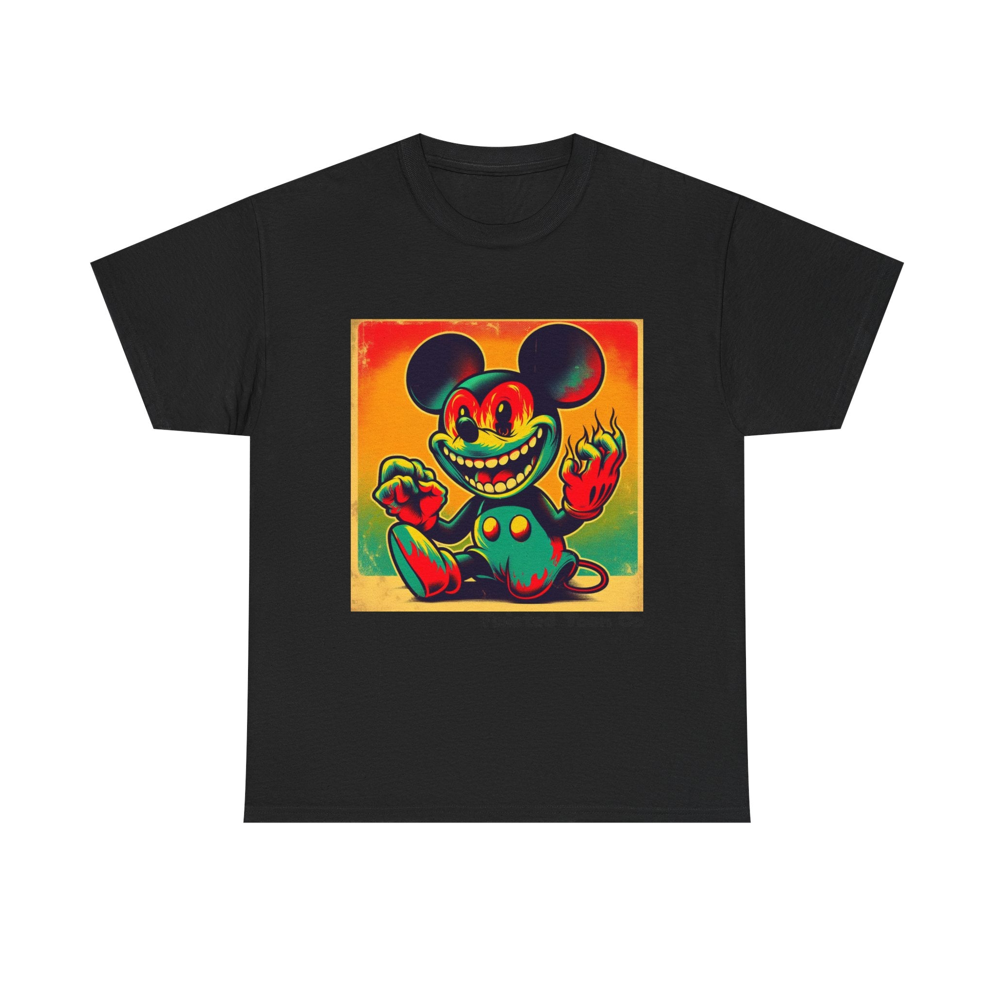 Creepy Retro Cartoon Mouse Tee — Vintage Horror Graphic T-Shirt