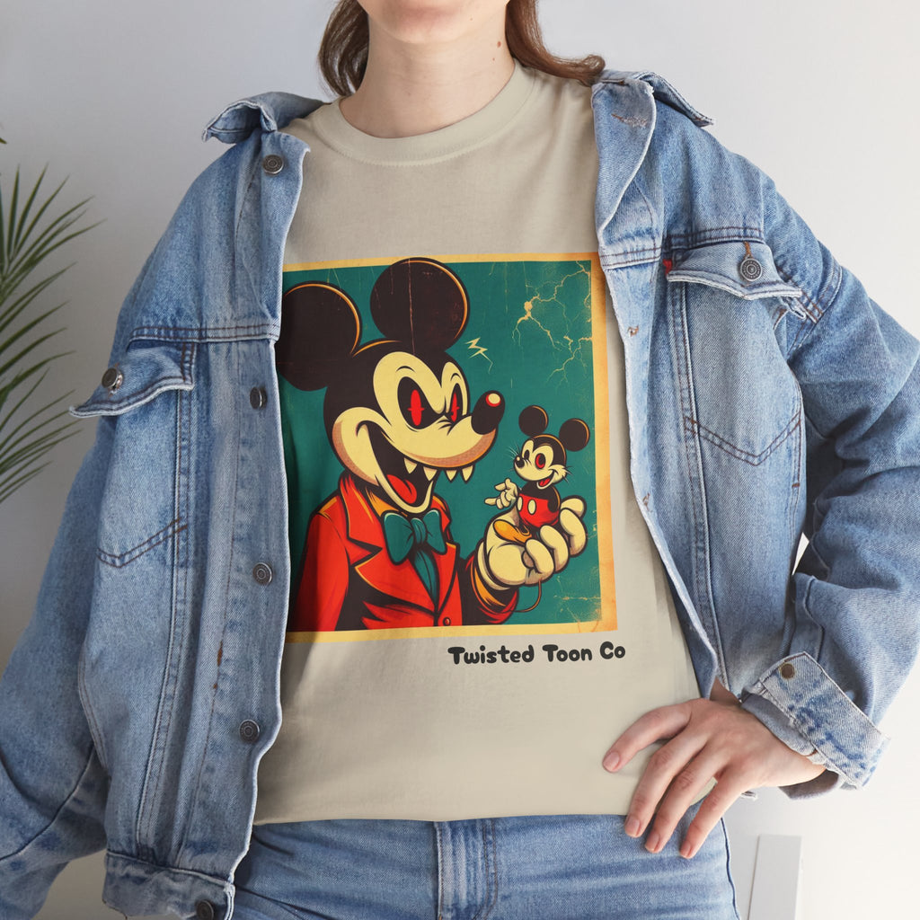Edgy Vintage Cartoon Tee — Rebel Mouse Graphic T-Shirt